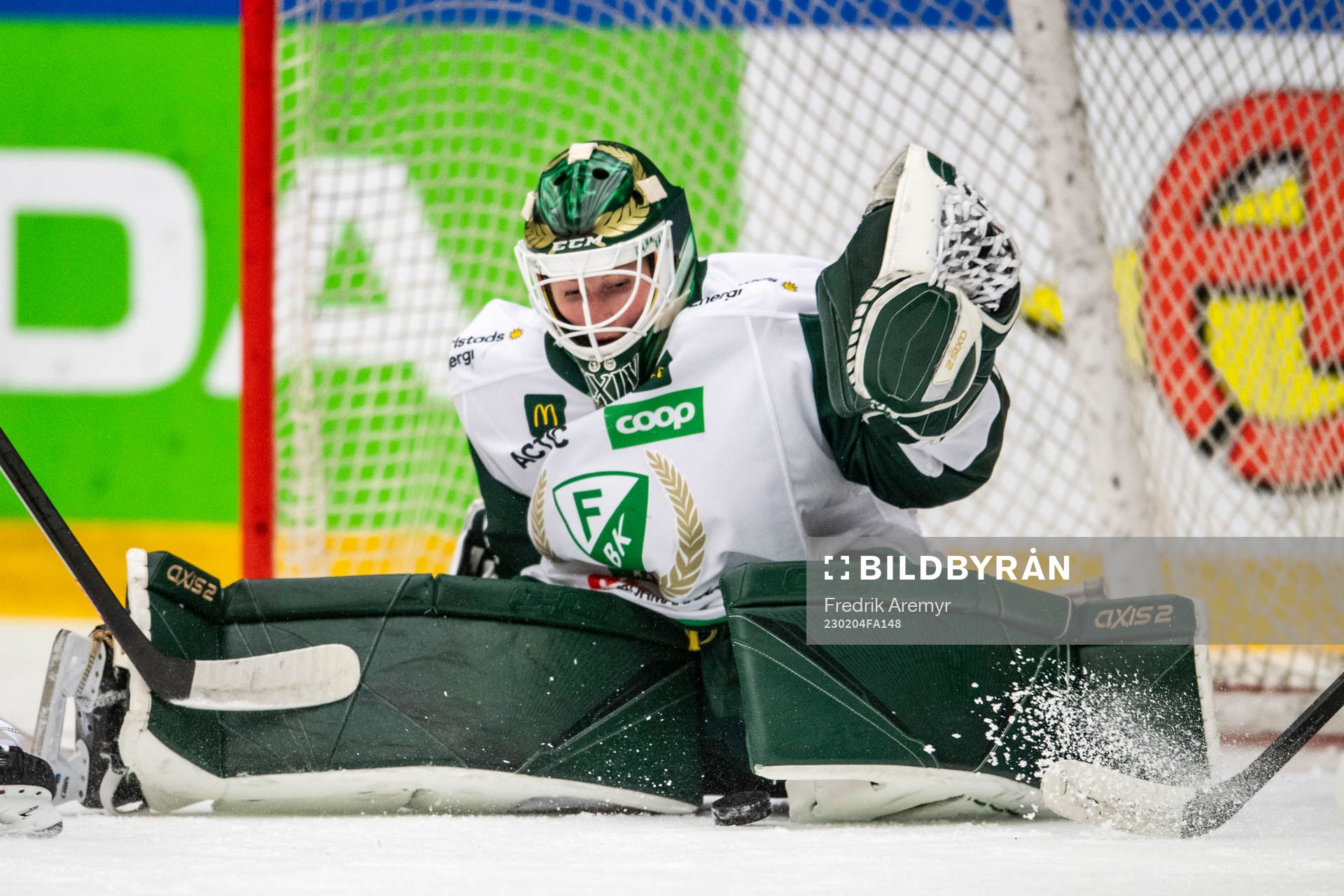 Färjestads Målvakt Jule Flötgen