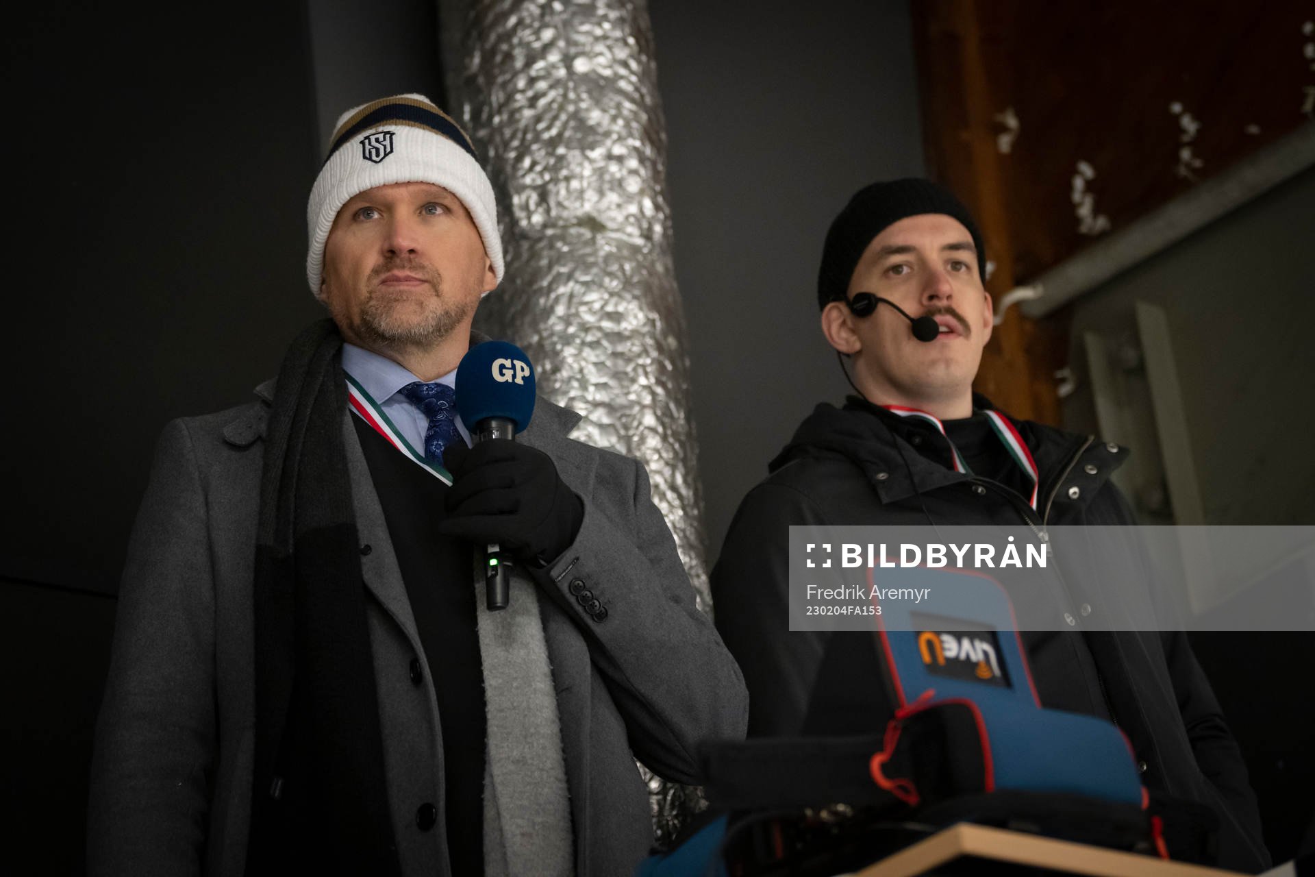 GP´s reportrar Johan Rylander och Andreas Johansson