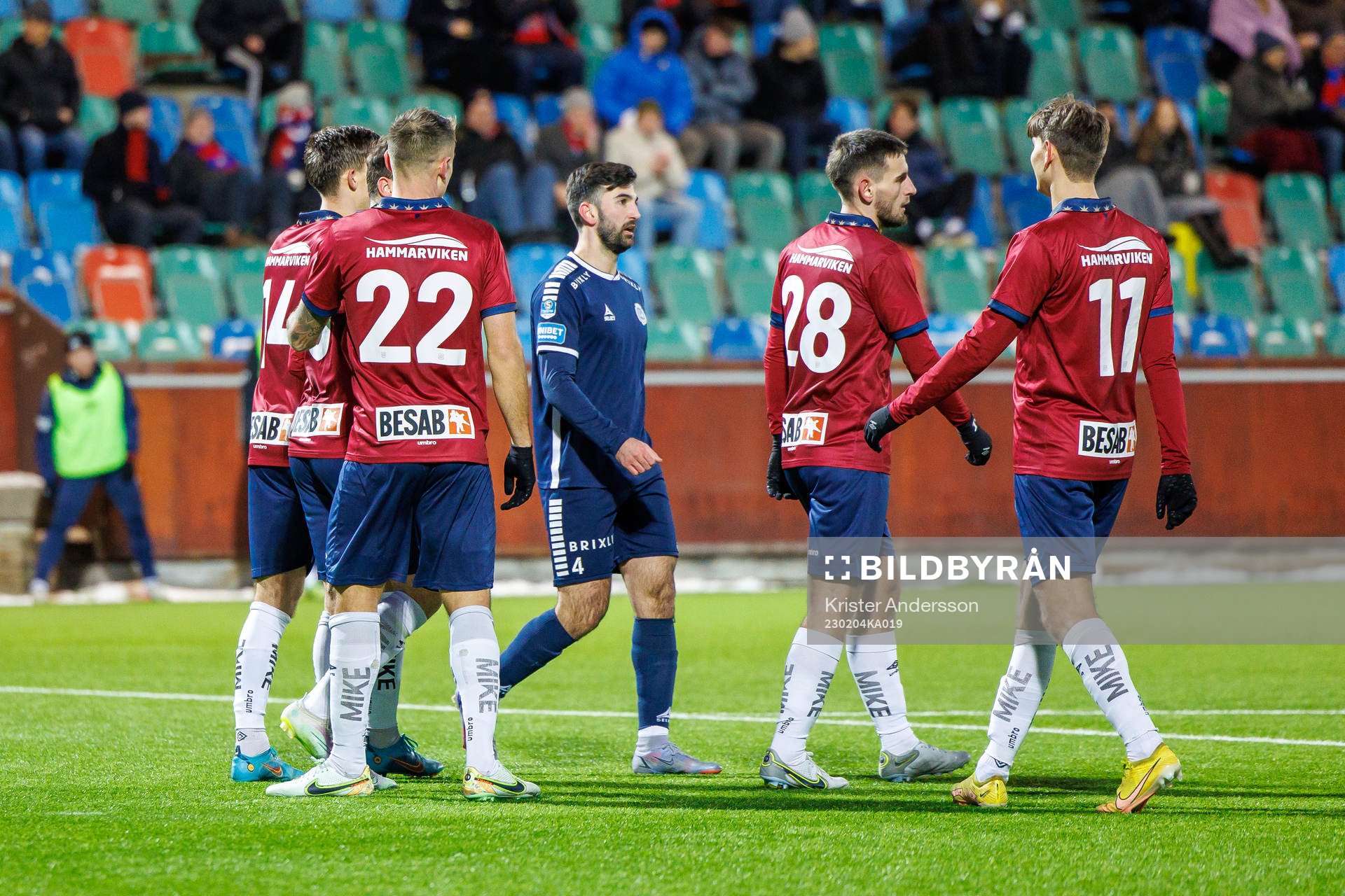 Örgrytes spelare jublar
