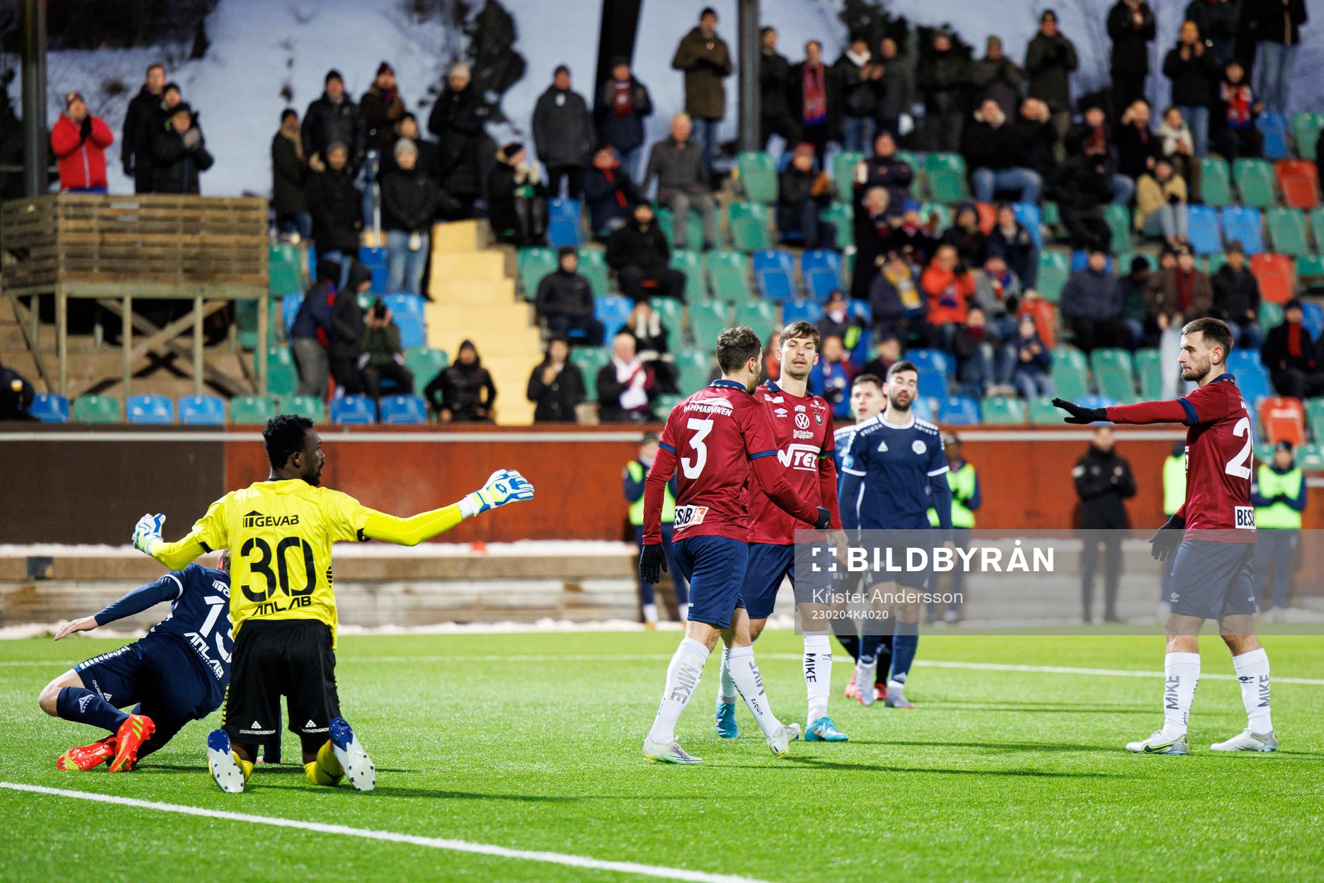 Örgrytes spelare jublar