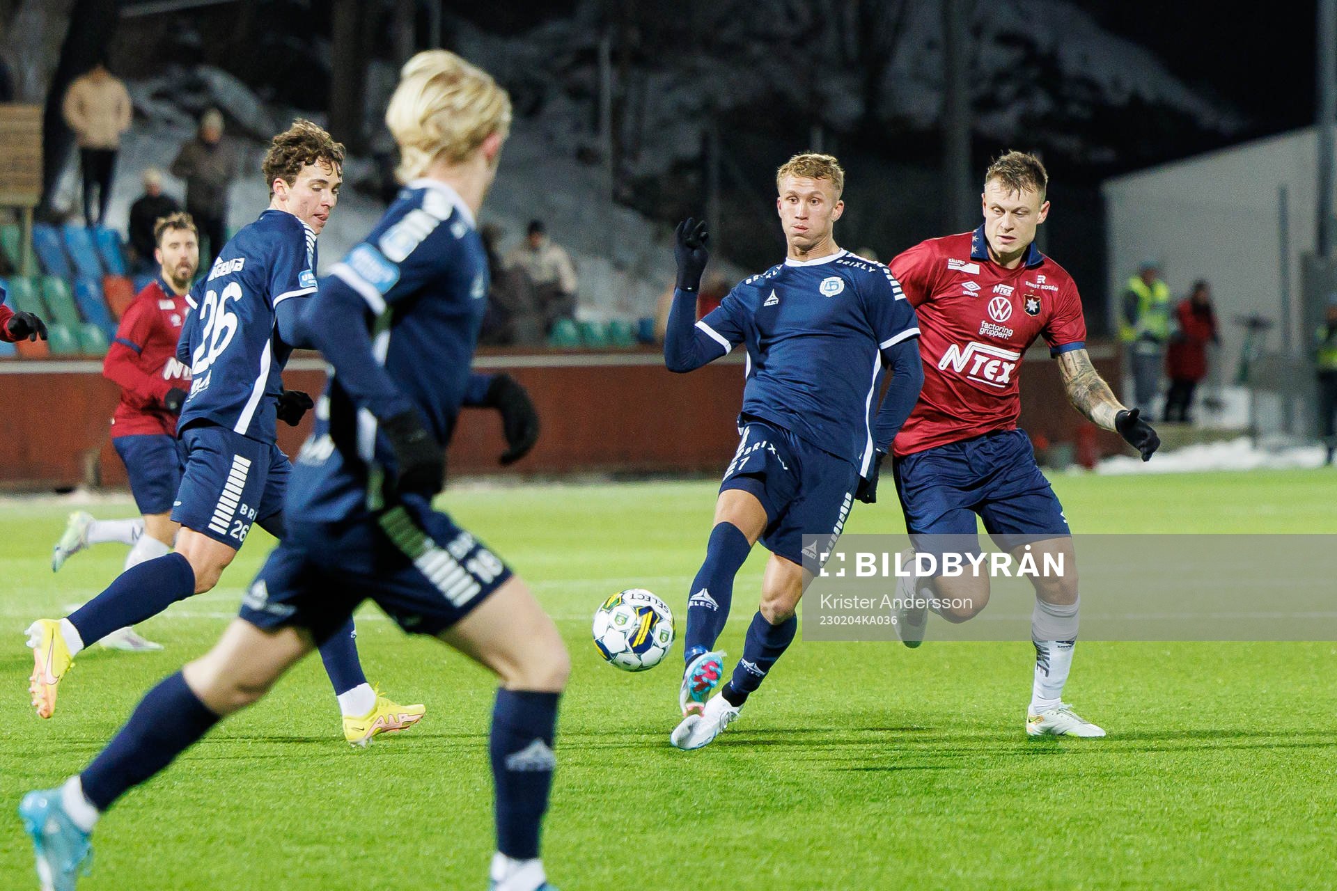 Utsiktens Karl Landsten och Örgrytes Marcus Haglind Sangre