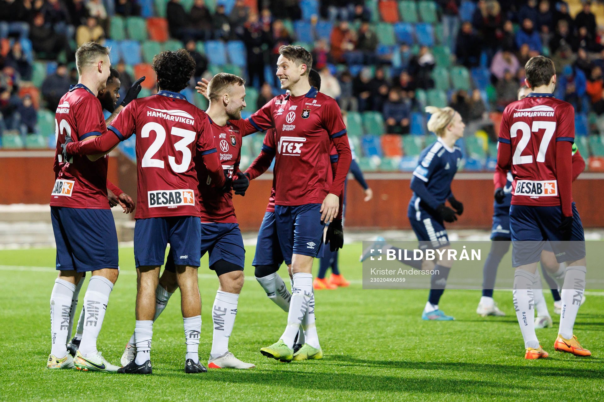 Örgrytes spelare jublar