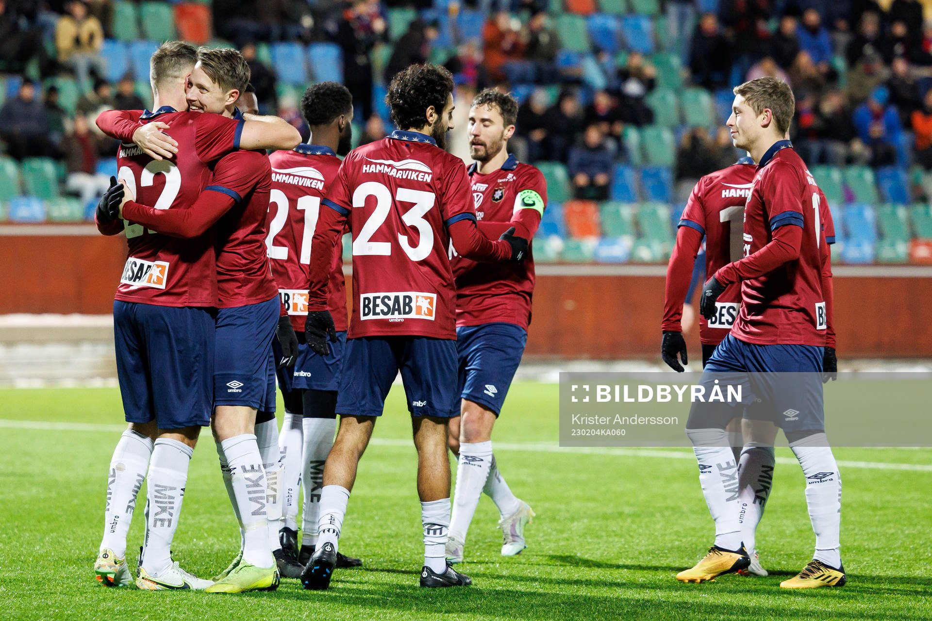 Örgrytes spelare jublar