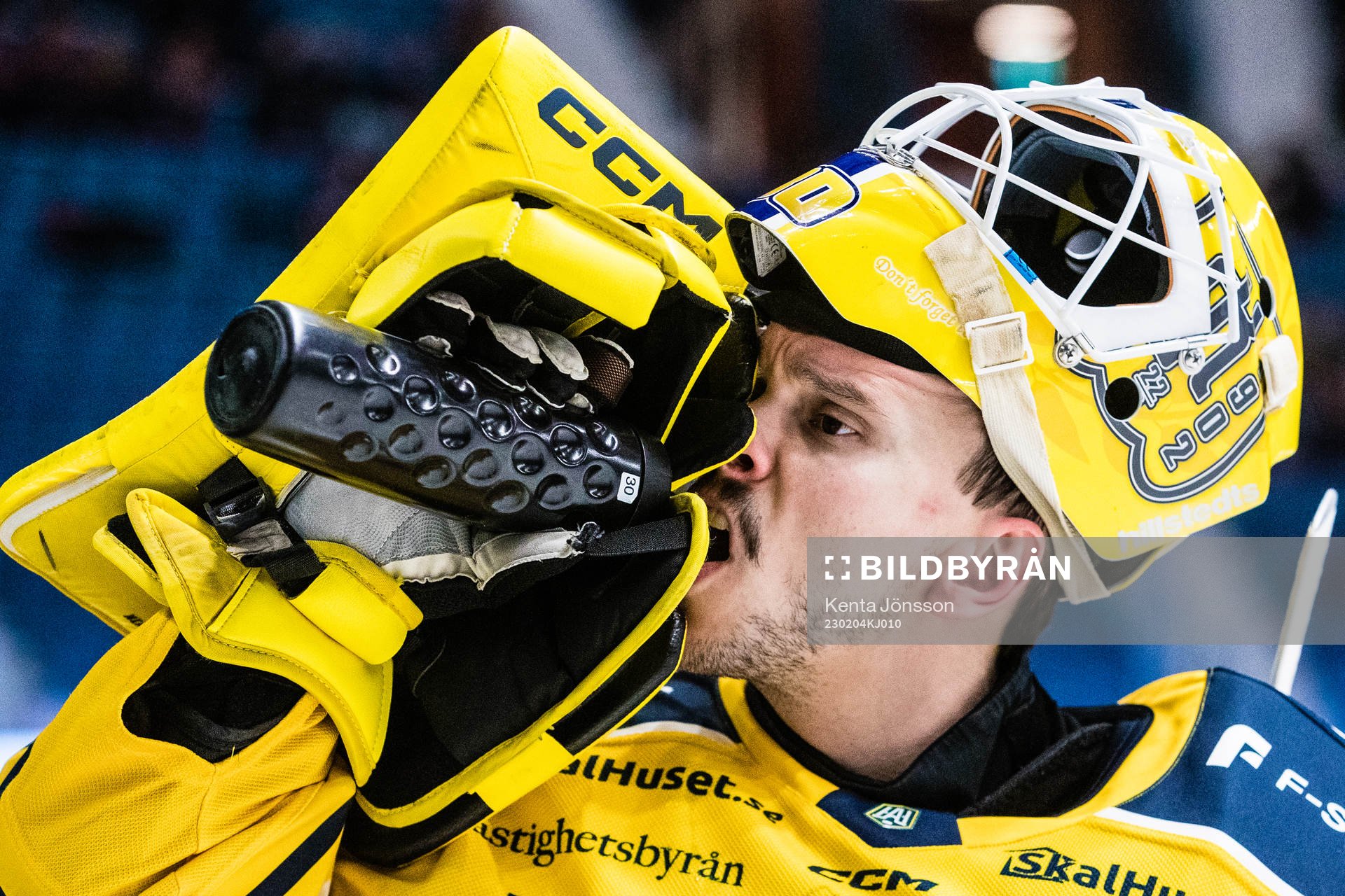 Södertäljes målvakt Fredrik Bergvik