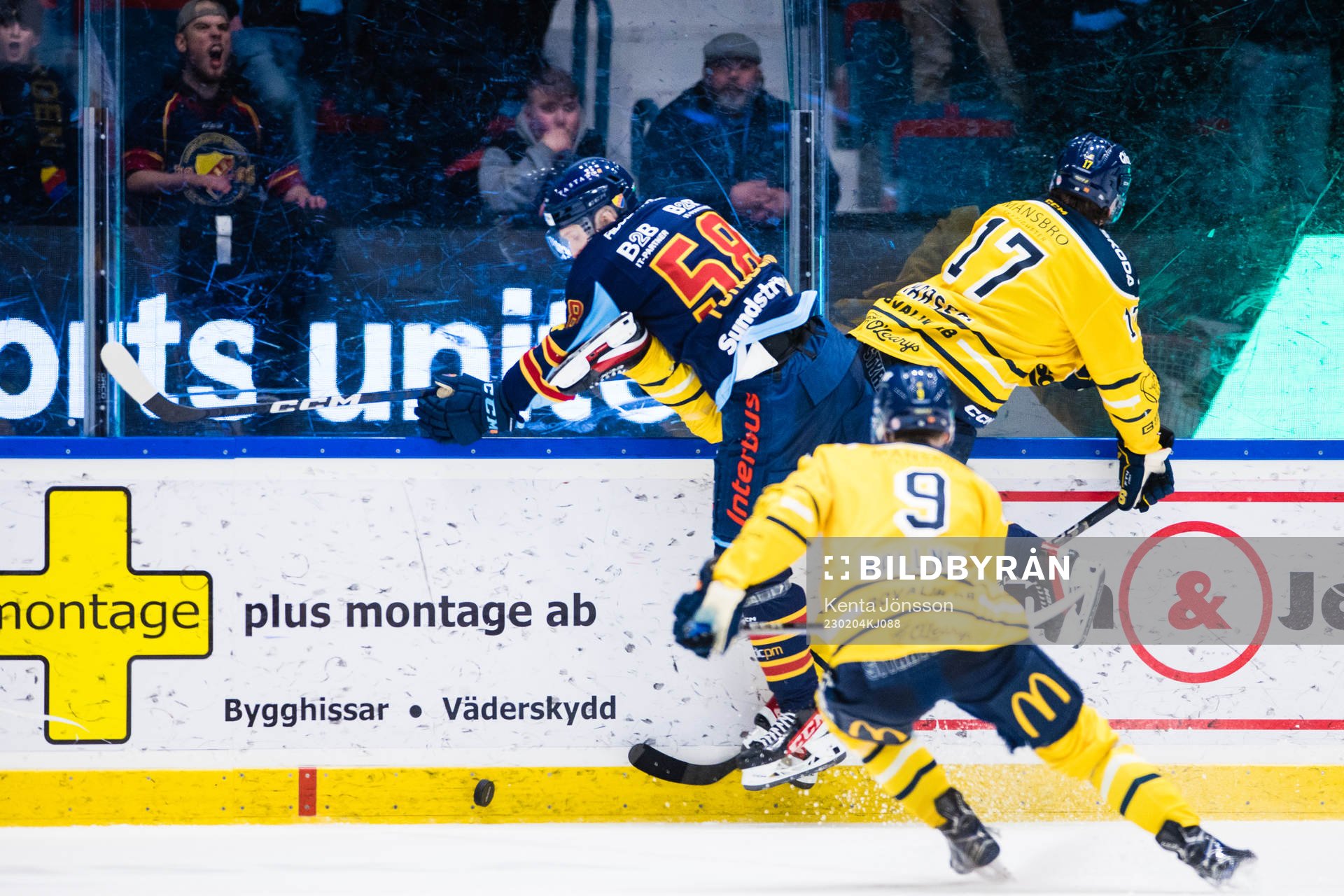 Djurgårdens Mika Ounasvuori och Södertäljes Johan