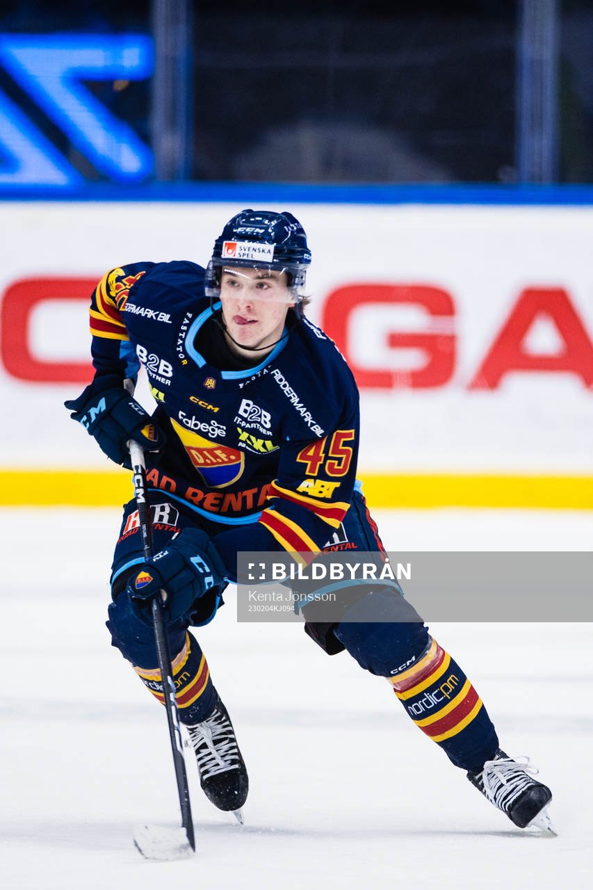 Djurgårdens Noah Östlund Hockeyallsvenskan mellan
