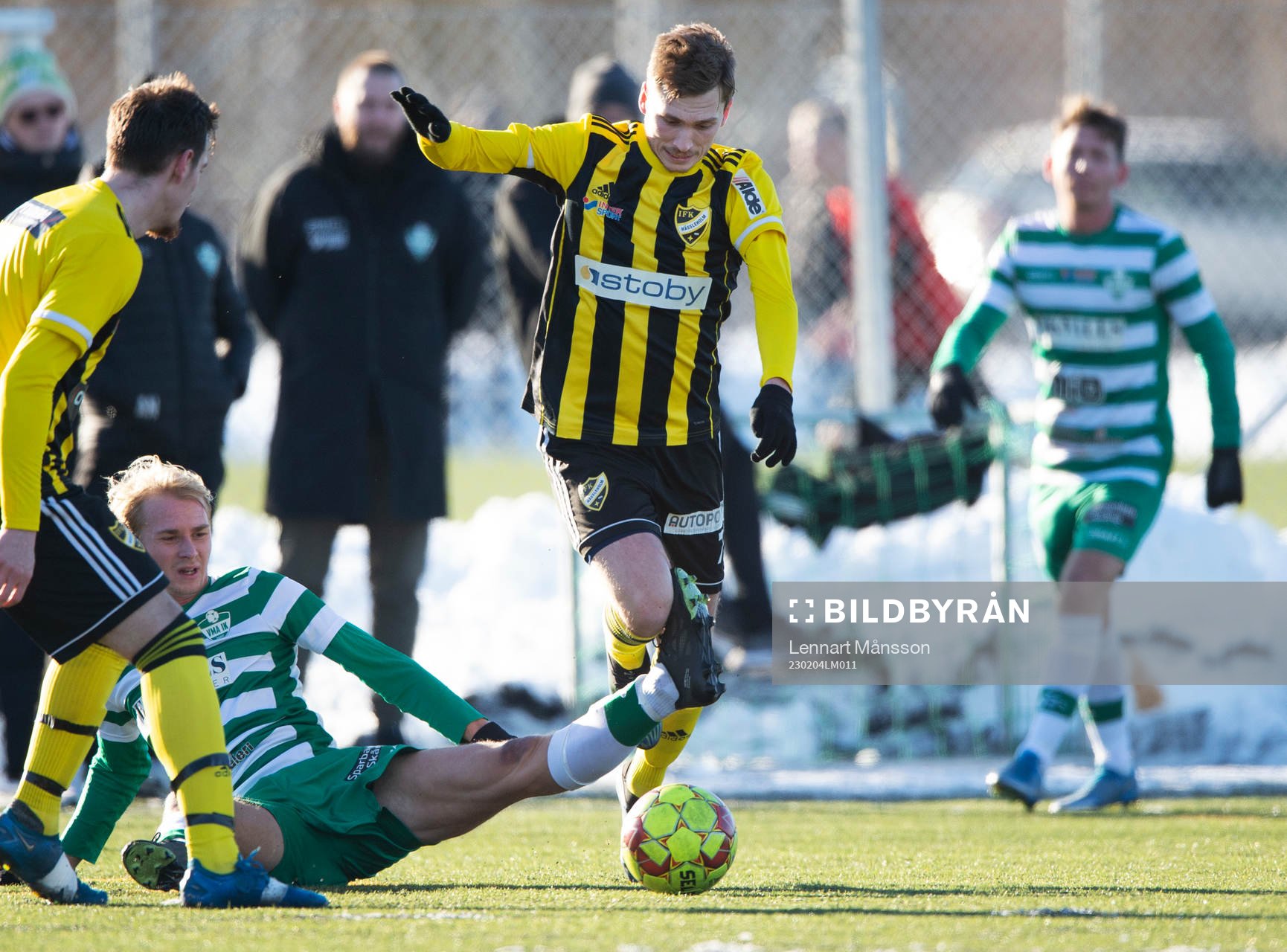 IFK Hässleholms Edvin Nilsson kapas i träningsmatchen