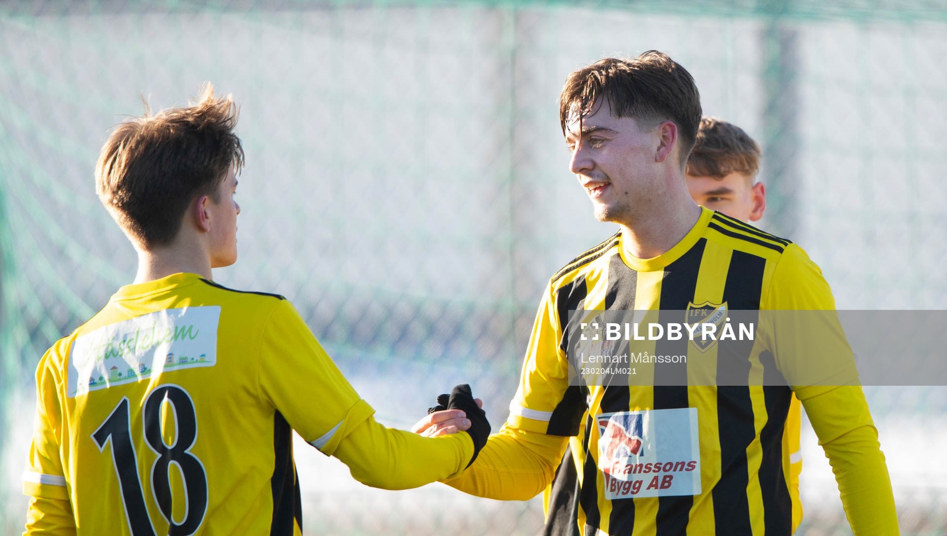 IFK Hässleholms Axel Winberg grattas till 3-0 i