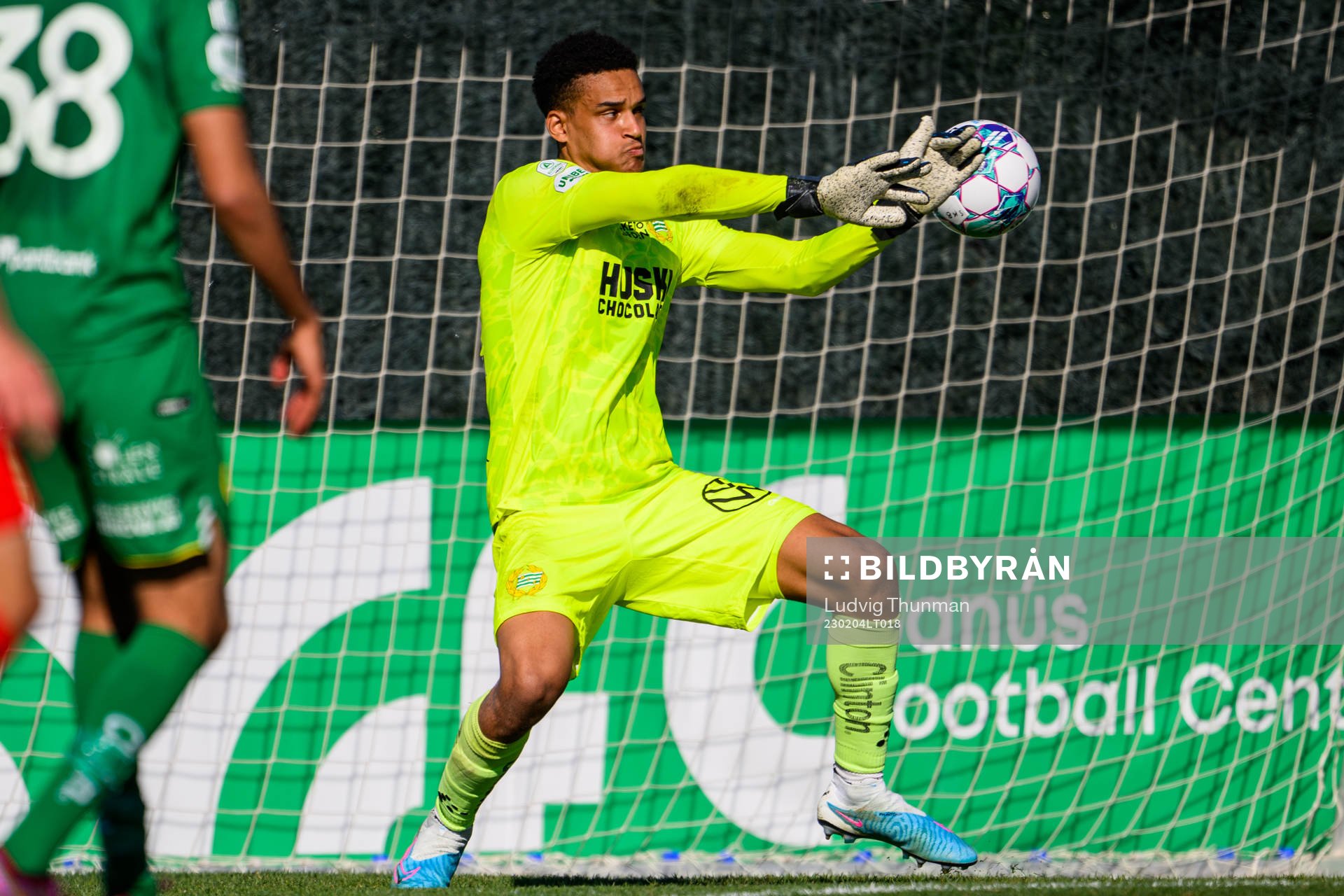 Goalkeeper Oliver Dovin of Hammarby