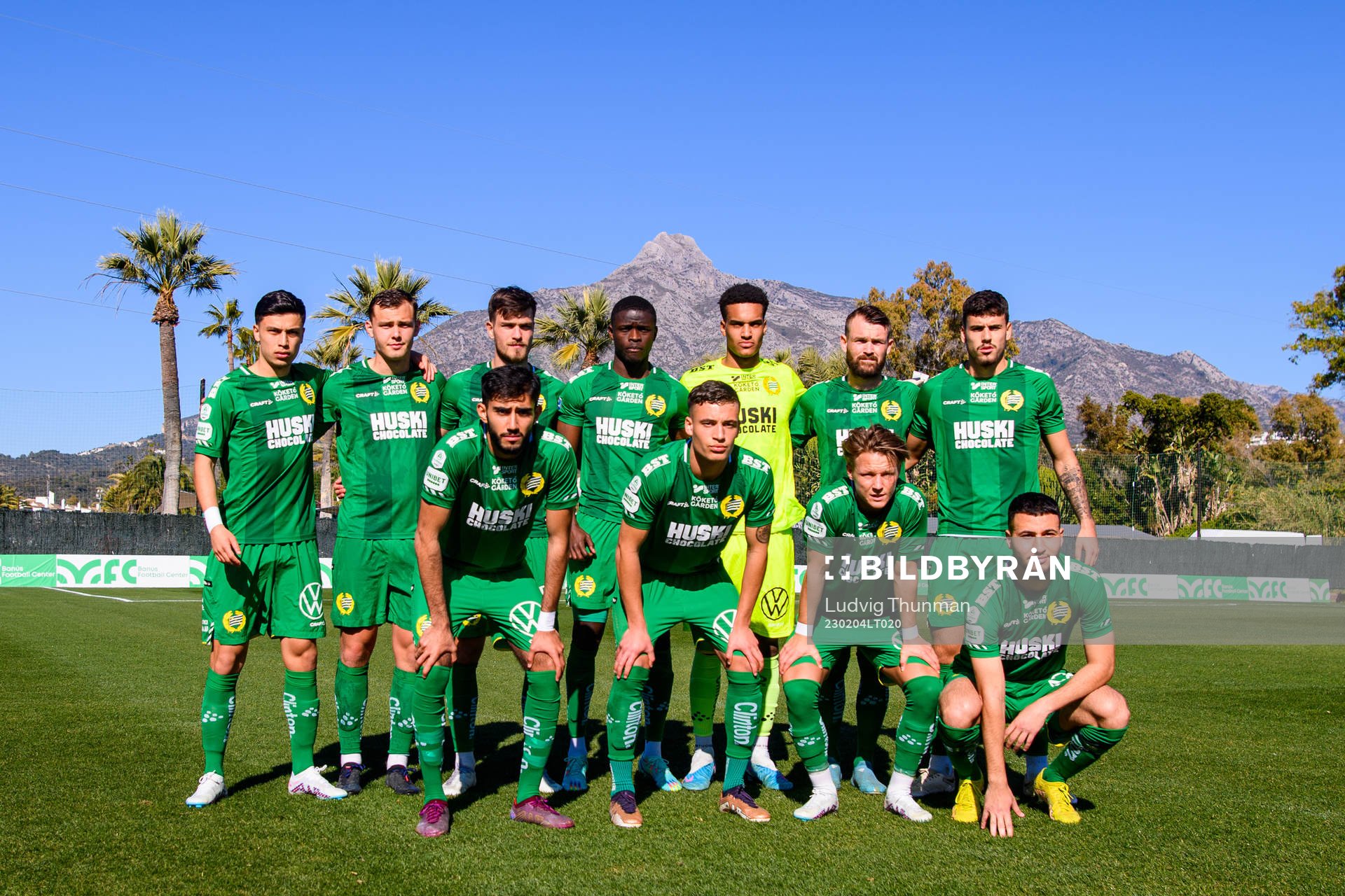 The starting eleven of Hammarby