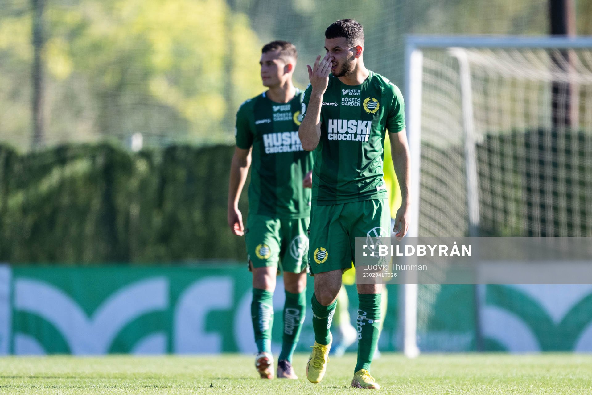 Abdelrahman Saidi of Hammarby looks dejected