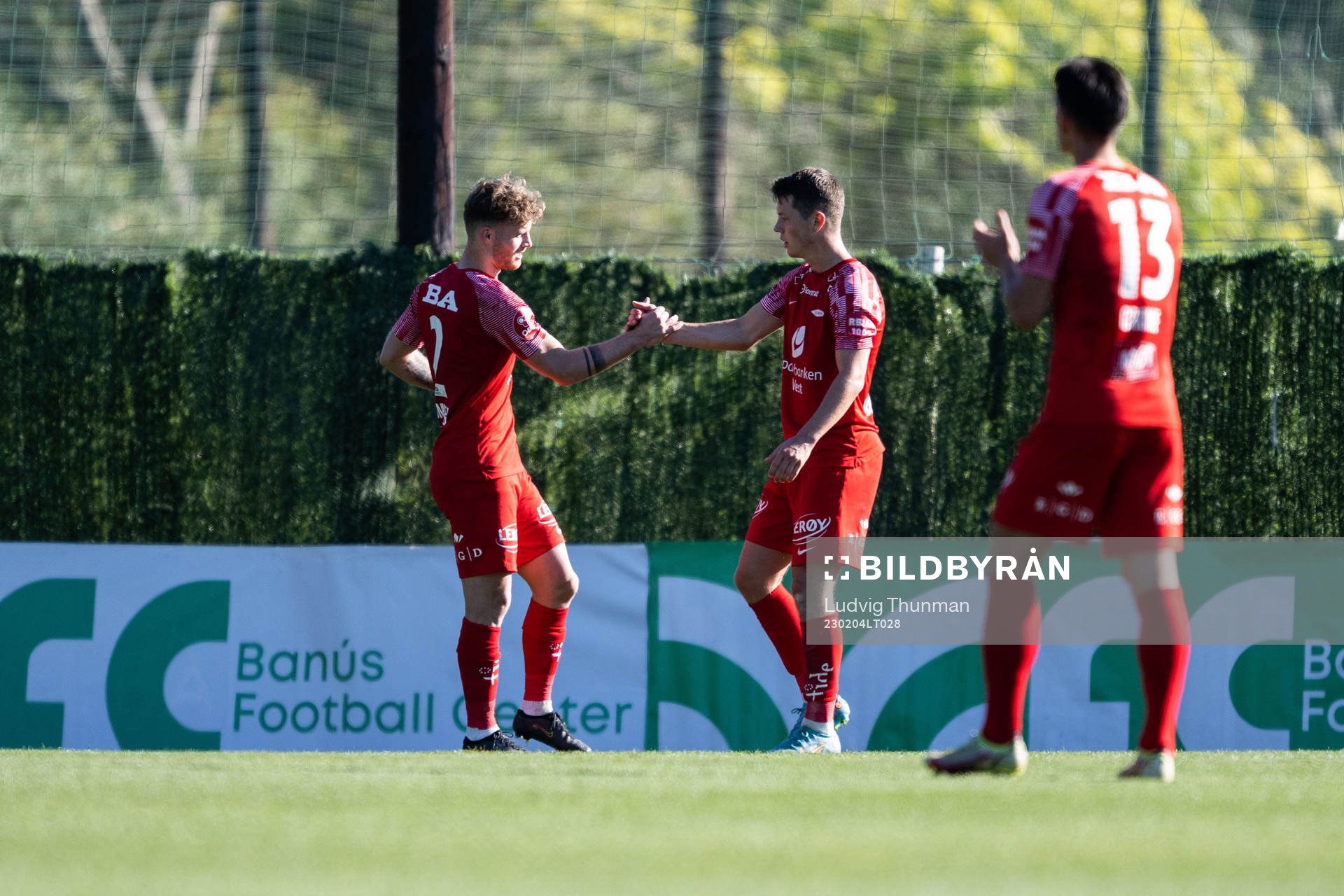 Ole Didrik Blomberg of Brann celebrates