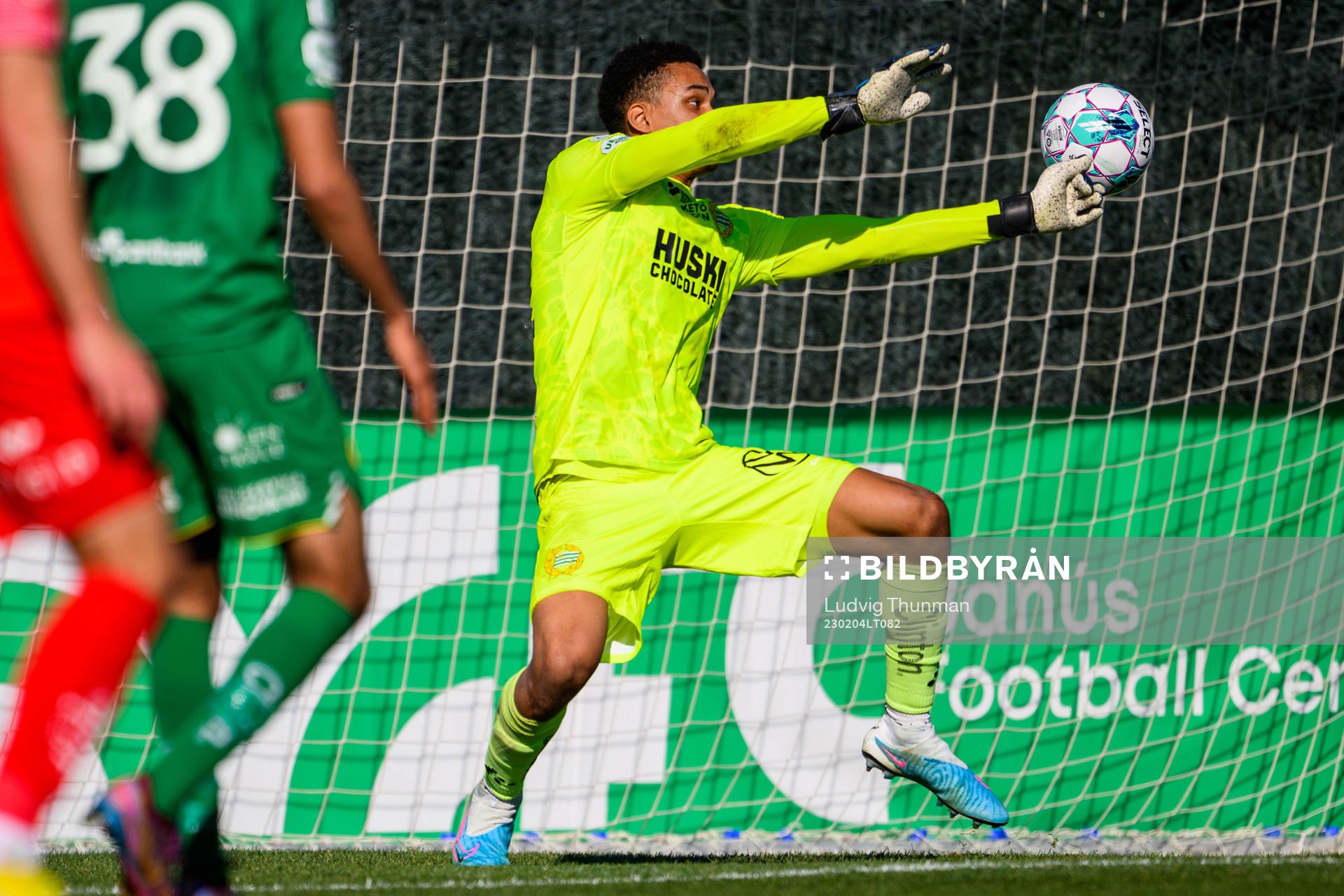 Goalkeeper Oliver Dovin of Hammarby