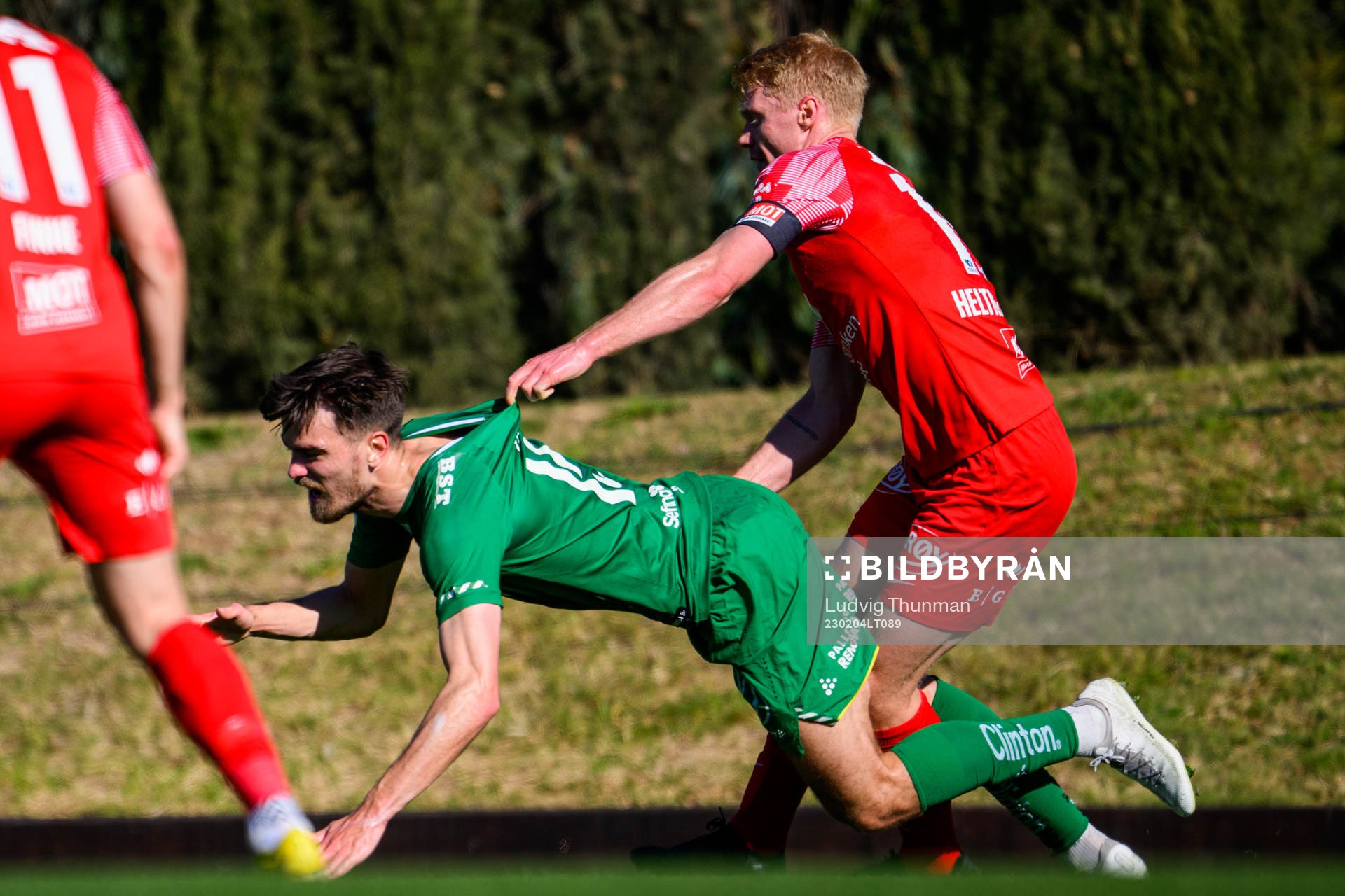 Pavle Vagic of Hammarby and Sivert Heltne Nilsen