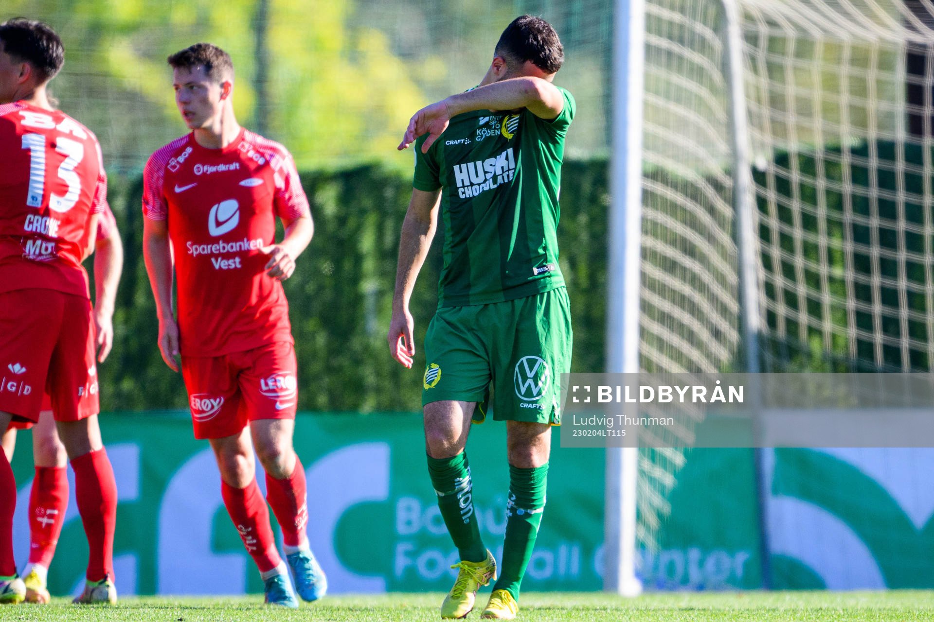 Abdelrahman Saidi of Hammarby looks dejected