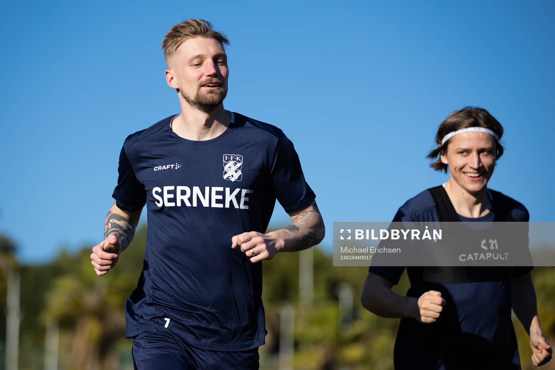 IFK Göteborgs Sebastian Eriksson och Simon Thern