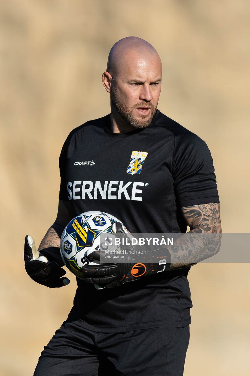 IFK Göteborgs målvaktstränare Lee Baxter