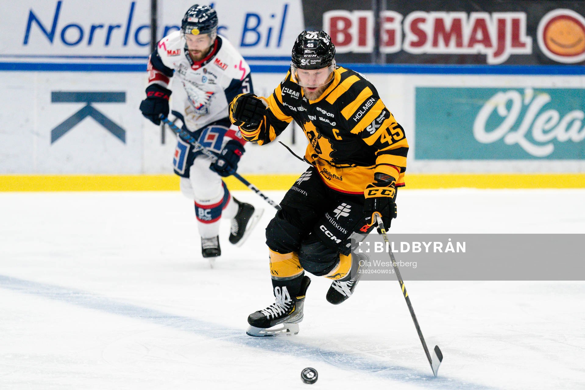 under ishockeymatchen i SHL mellan Skellefteå och