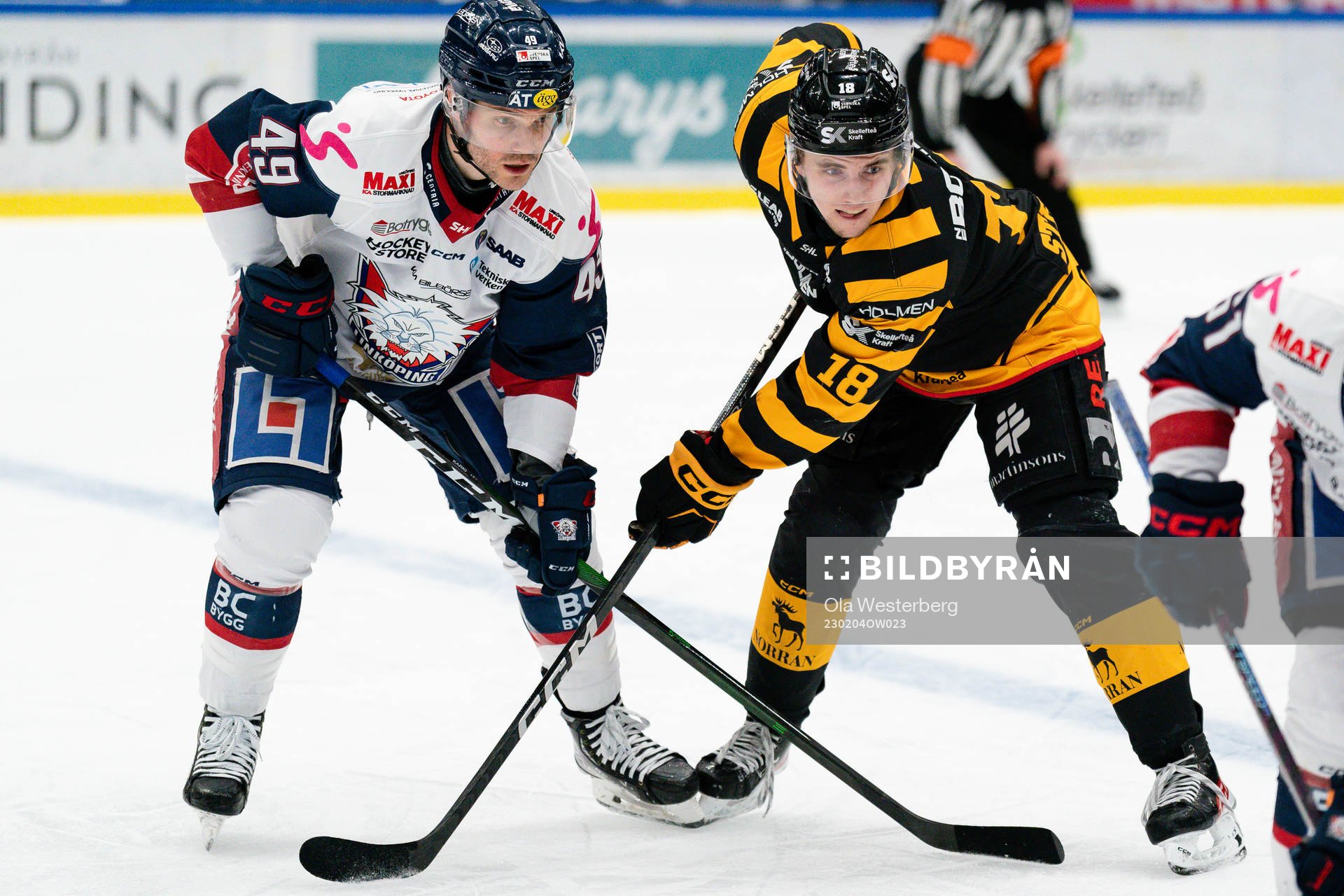 Linköpings Benjamin Maxwell och Skellefteås Elias Stenman