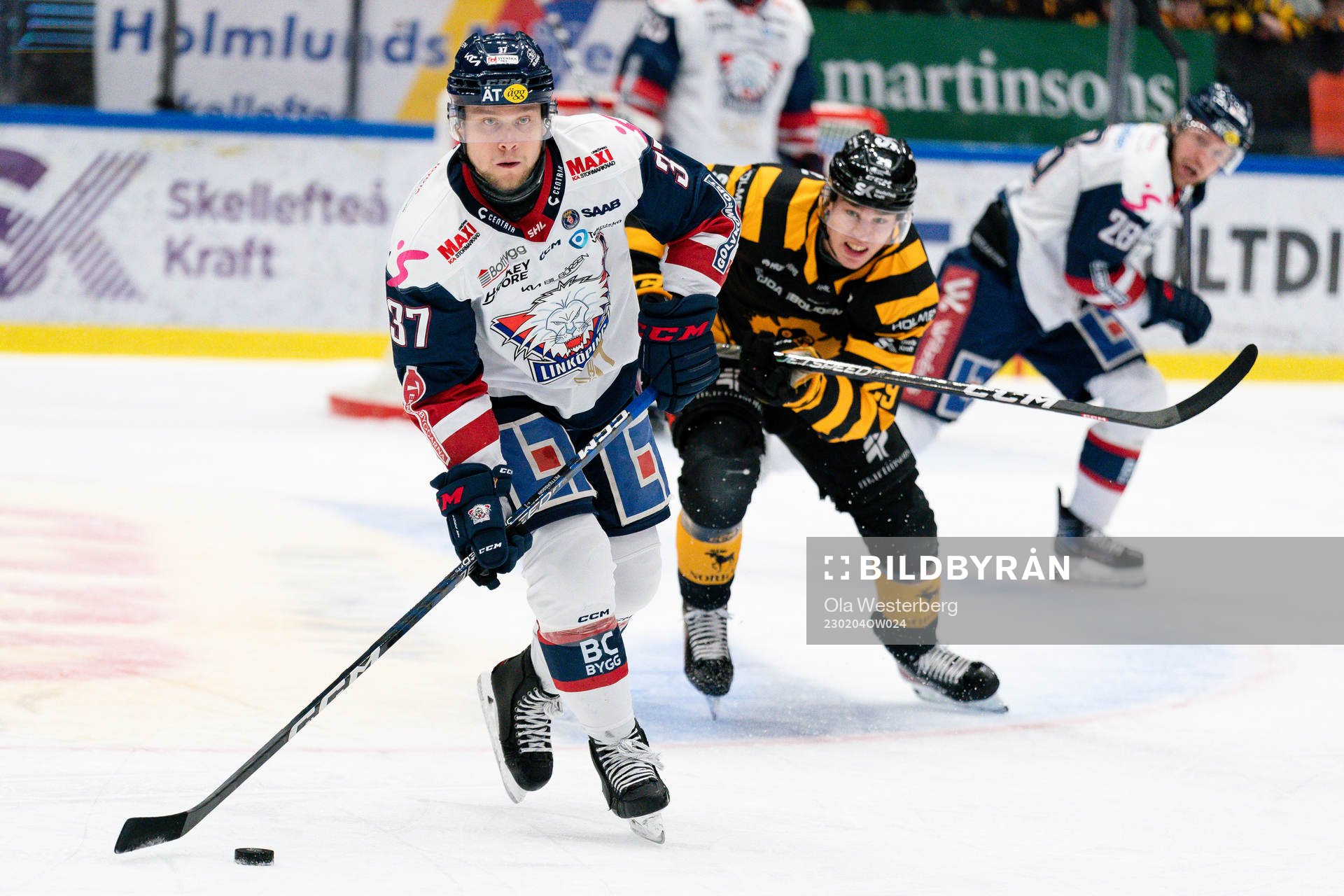 Linköpings Jesper Pettersson och Skellefteås Albin