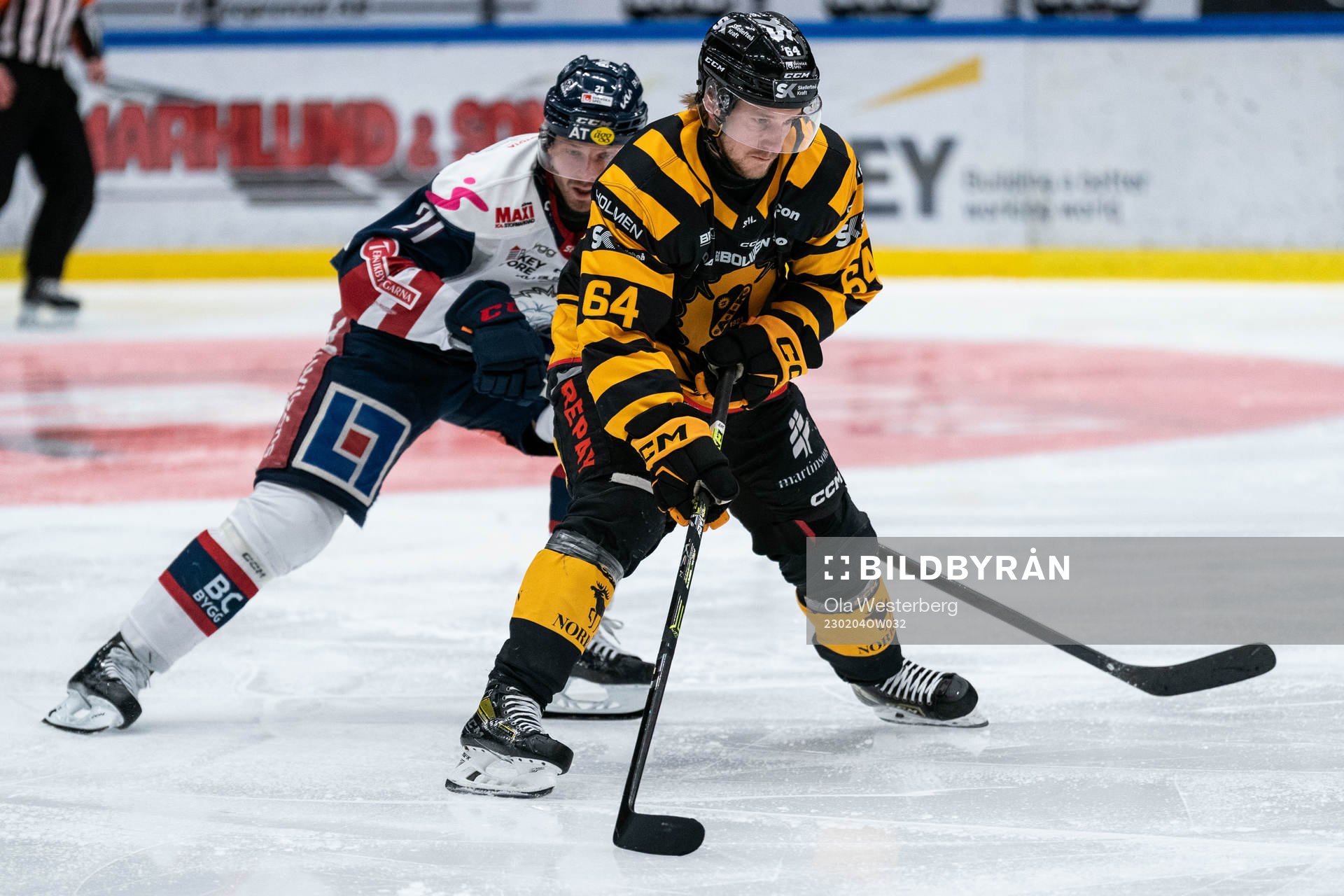 Skellefteås Jonathan Pudas och Linköpings Christoffer Ehn