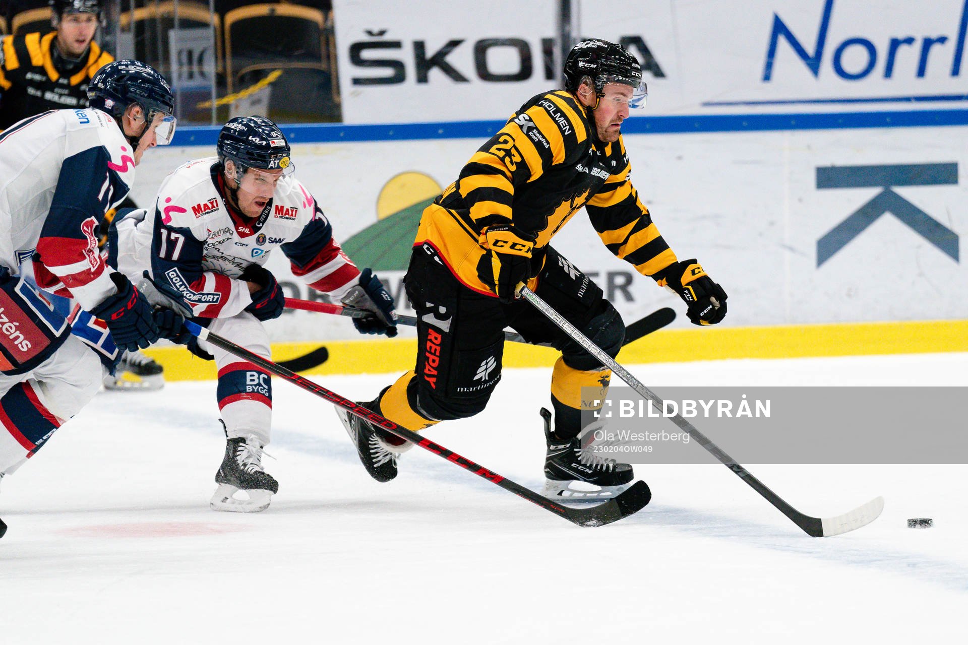 Linköpings Sebastian Strandberg och Skellefteås Adam
