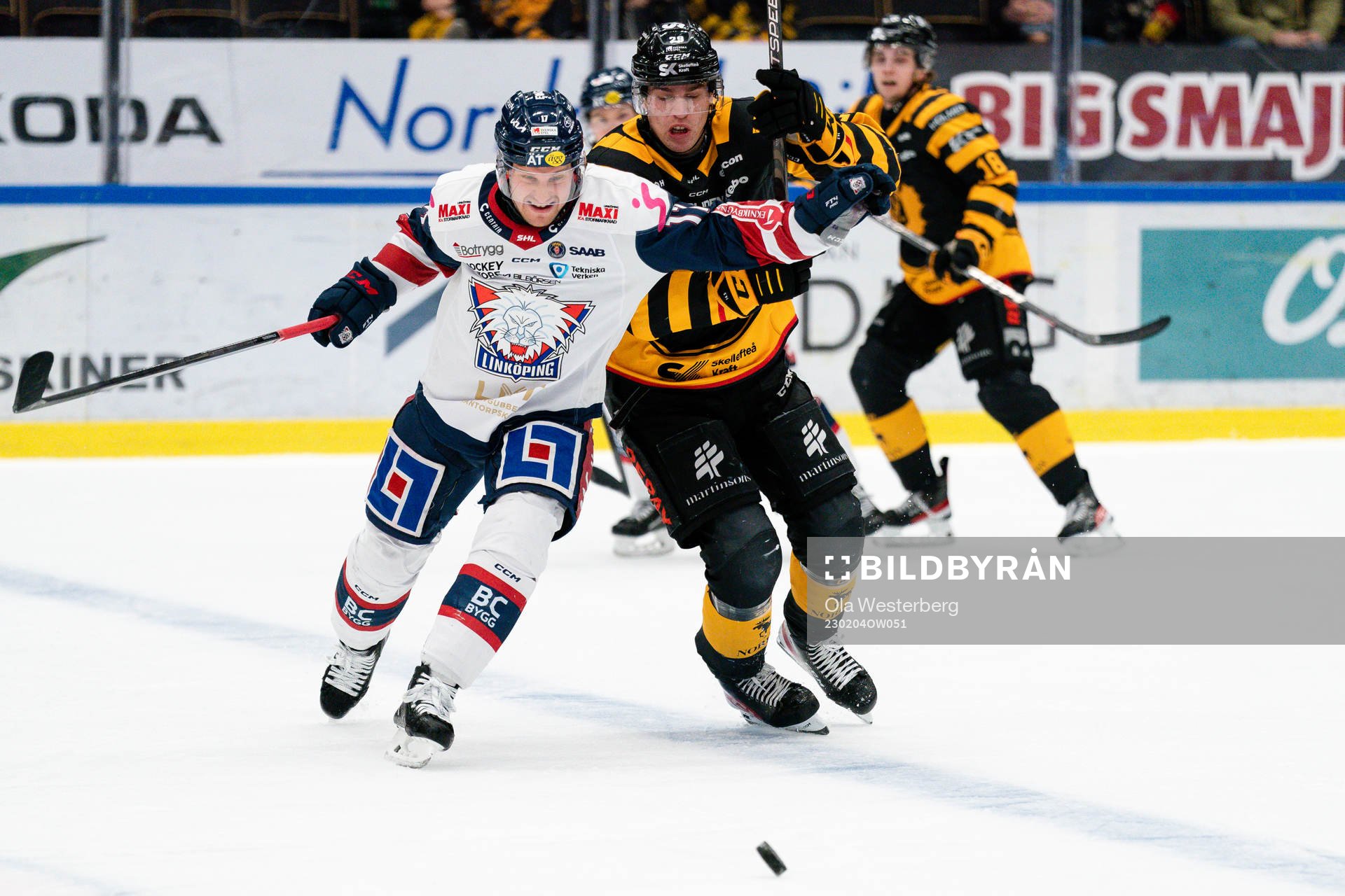 Linköpings Sebastian Strandberg och Skellefteås Albin