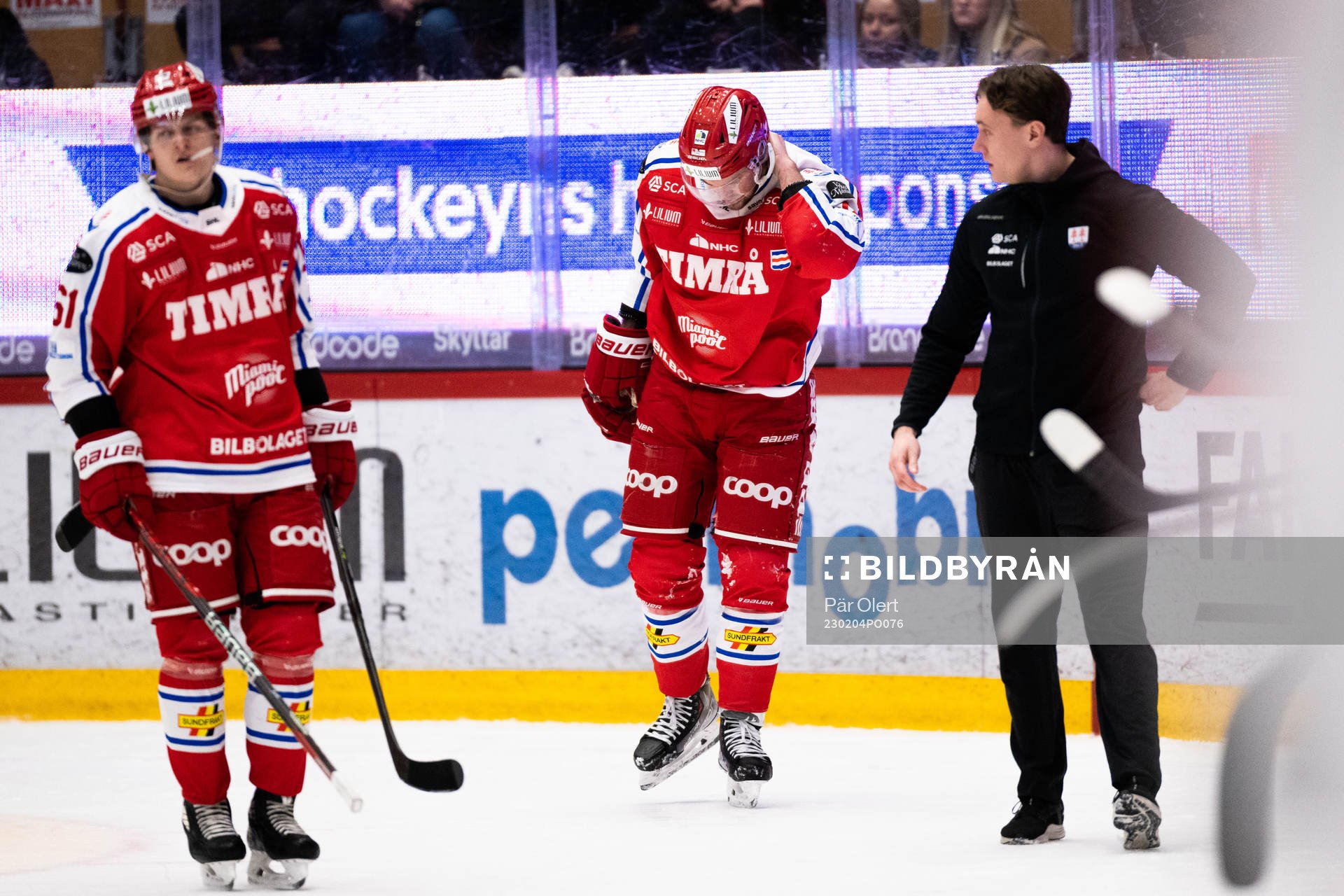 Timrås Tim Erixon har ont