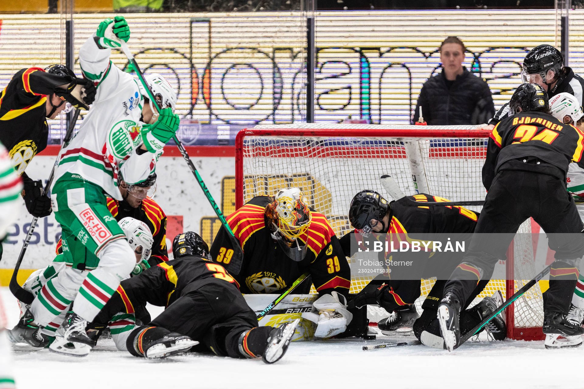 Brynäs målvakt Anders Lindbäck