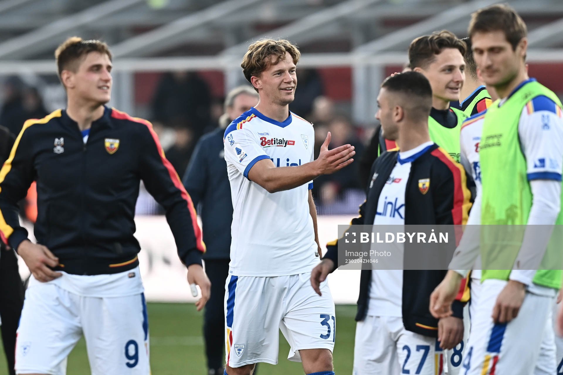 Lecce’s Joel Voelkerling Persson