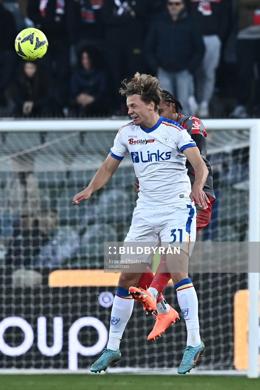 Lecce’s Joel Voelkerling Persson