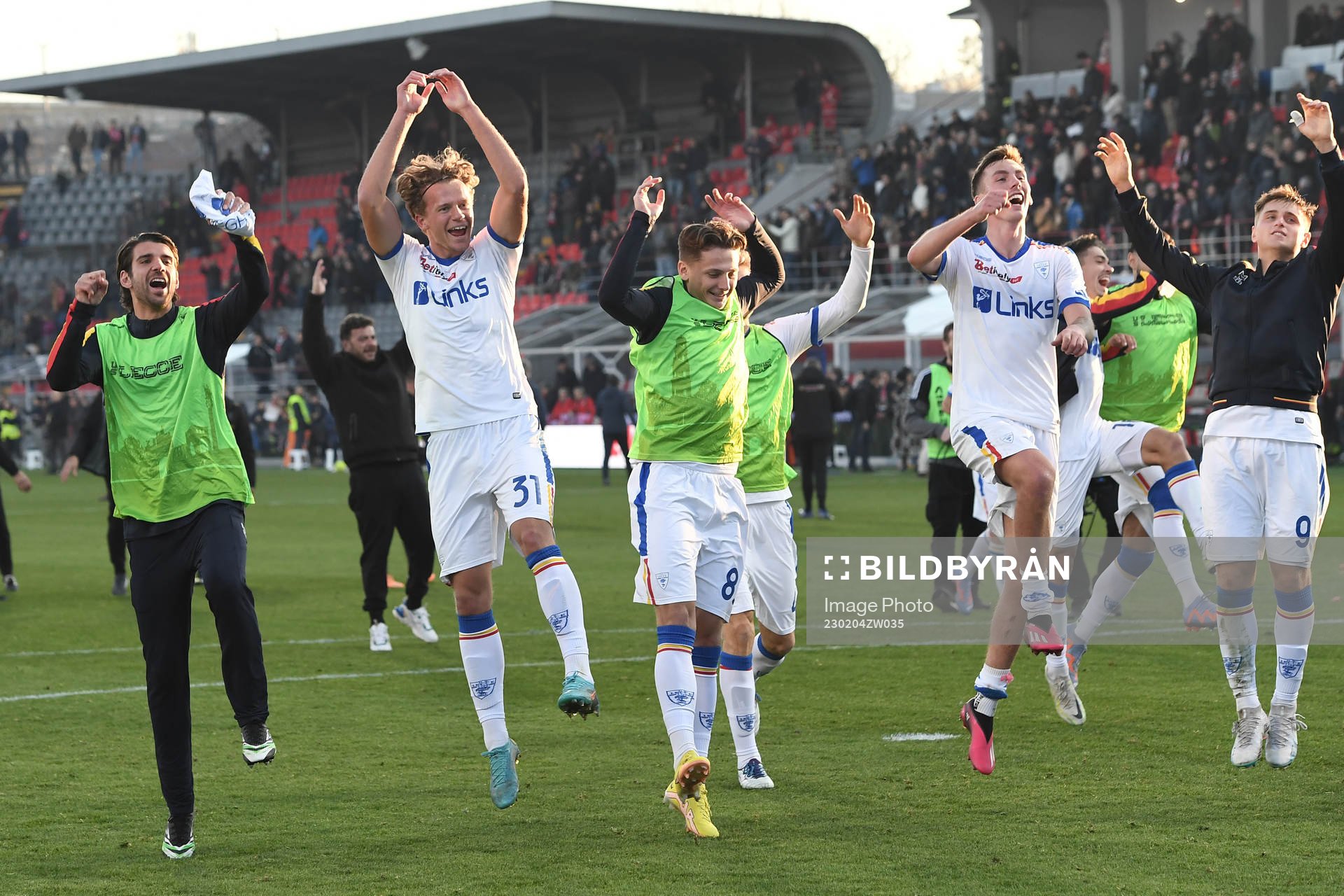Lecce’s Joel Voelkerling Persson