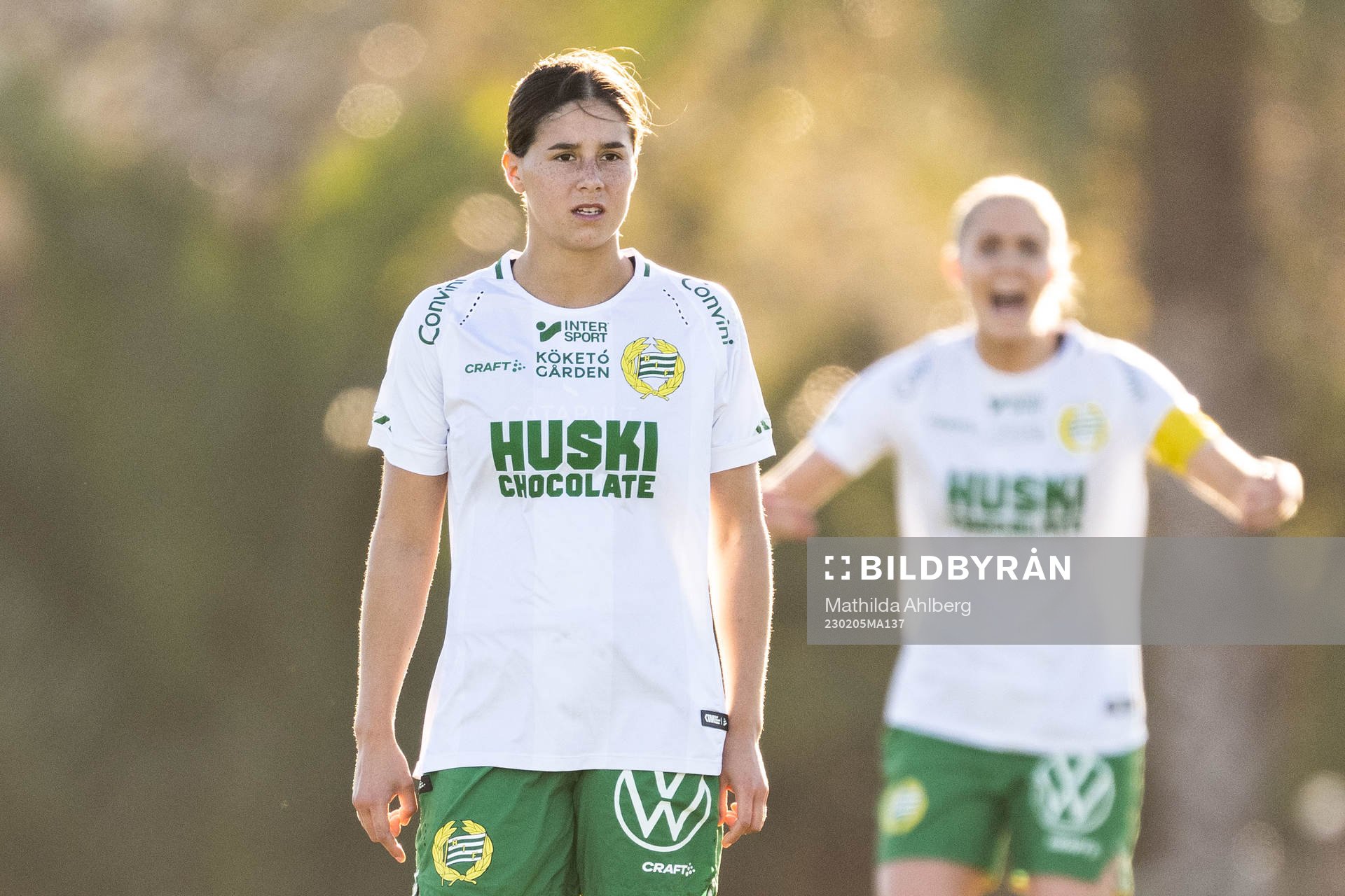 Kyra Cooney-Cross of Hammarby looks dejected