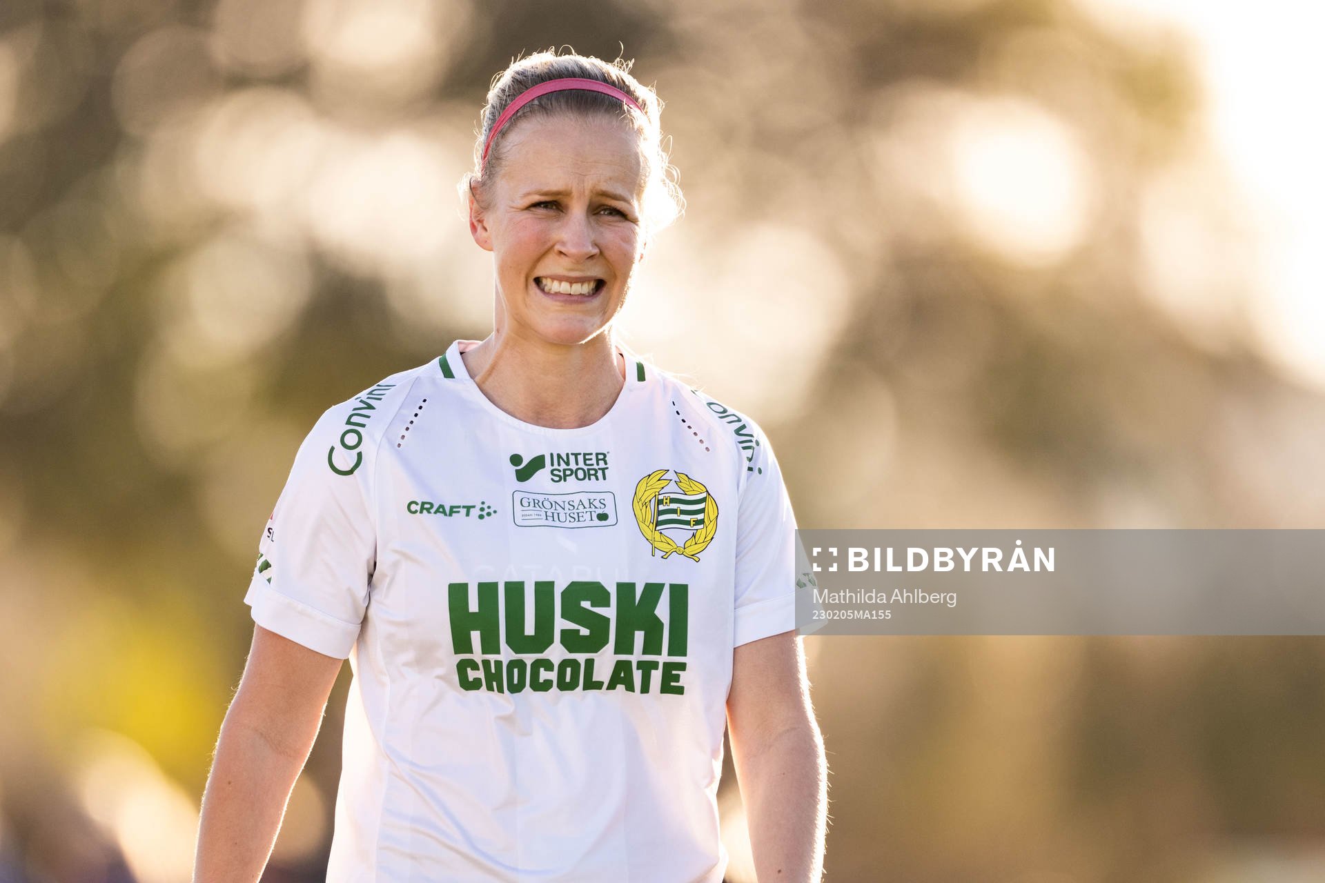 Adelina Engman of Hammarby looks dejected