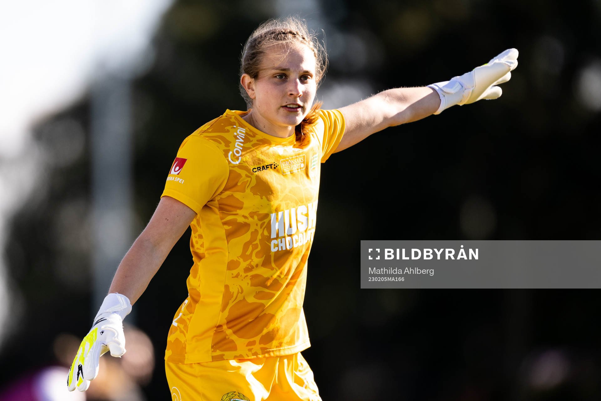 Goalkeeper Anna Tamminen of Hammarby