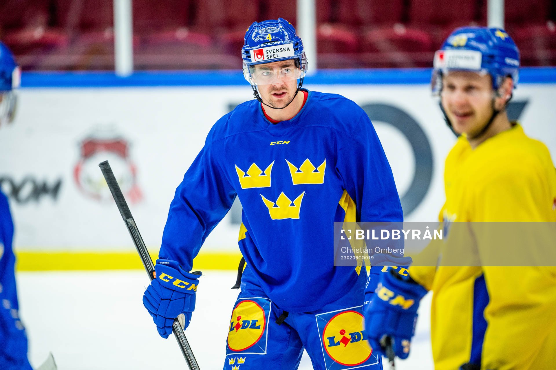 Emil Djuse of Sweden at a practice session