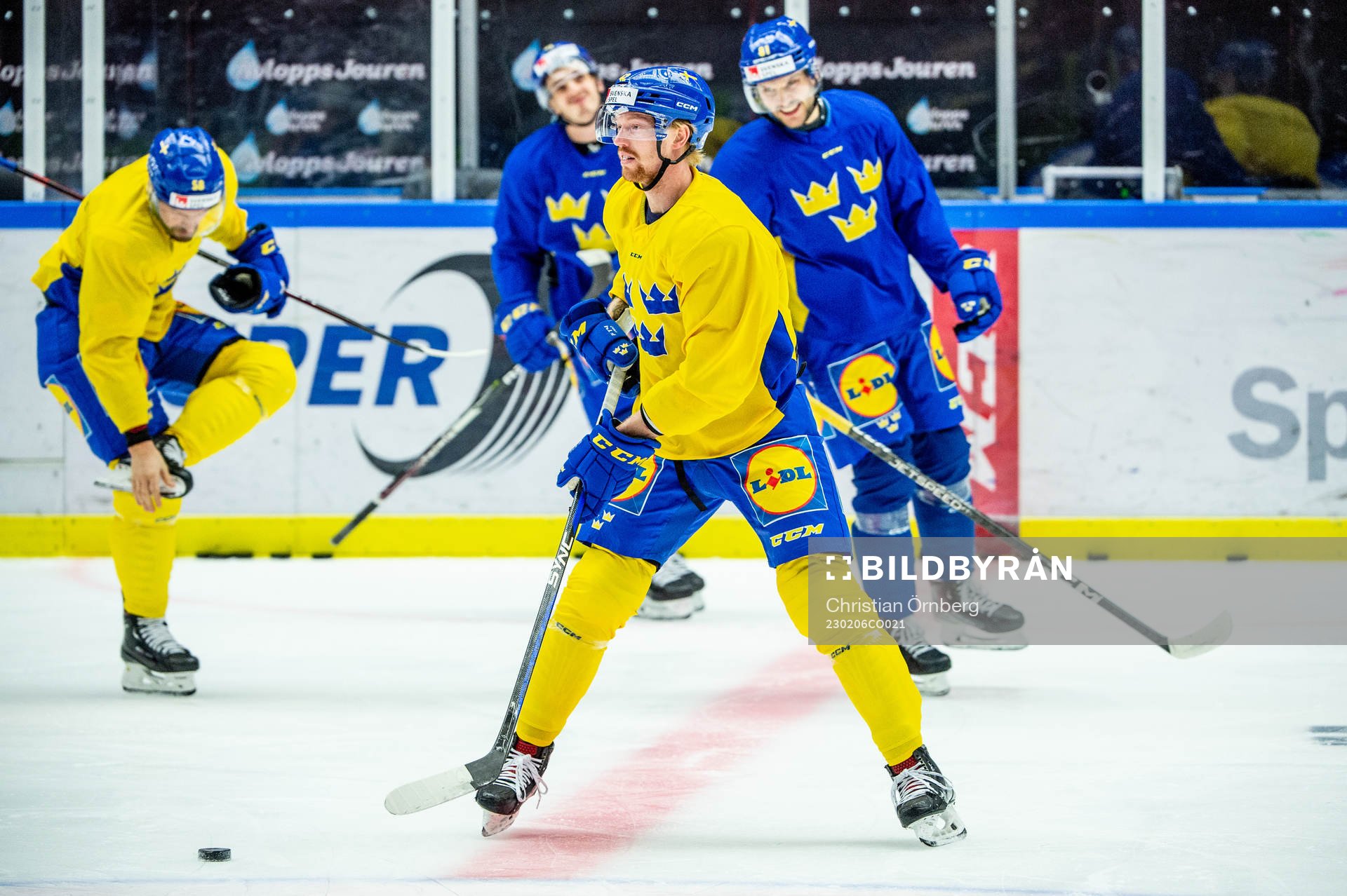 Joakim Nordström of Sweden at a practice session