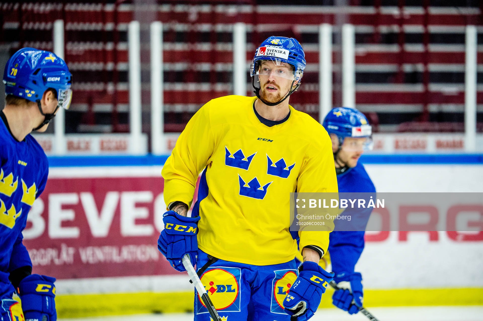 Joakim Nordström of Sweden at a practice session