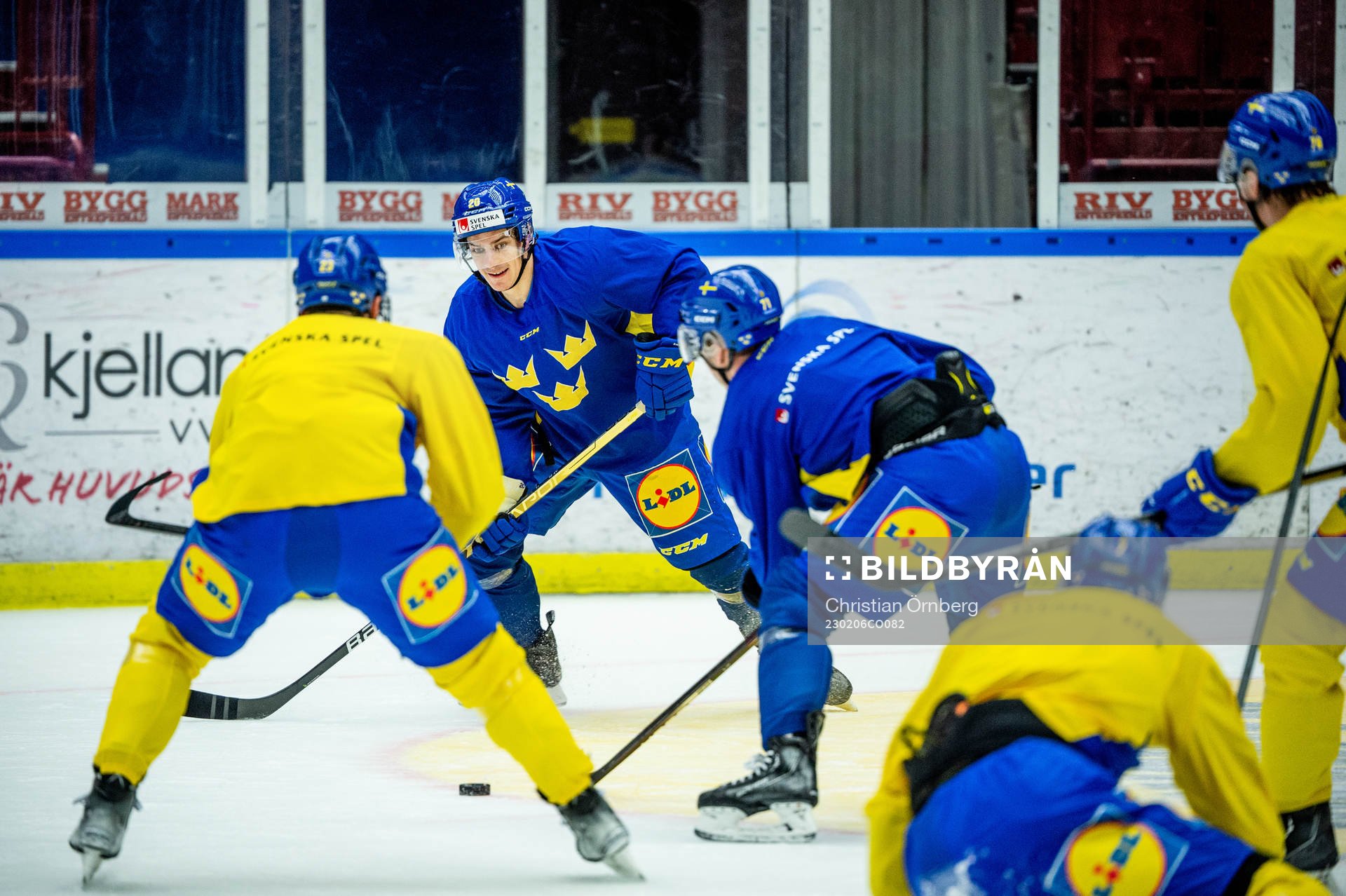 André Petersson of Sweden at a practice session