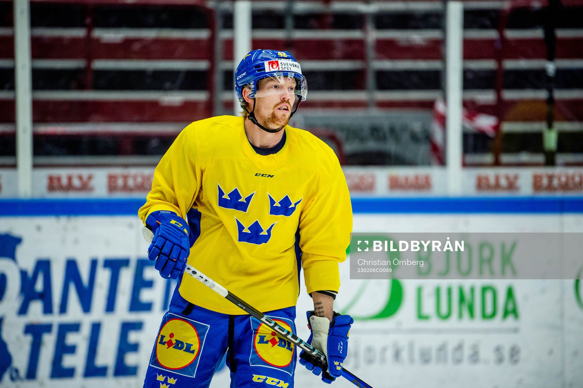 Joakim Nordström of Sweden at a practice session