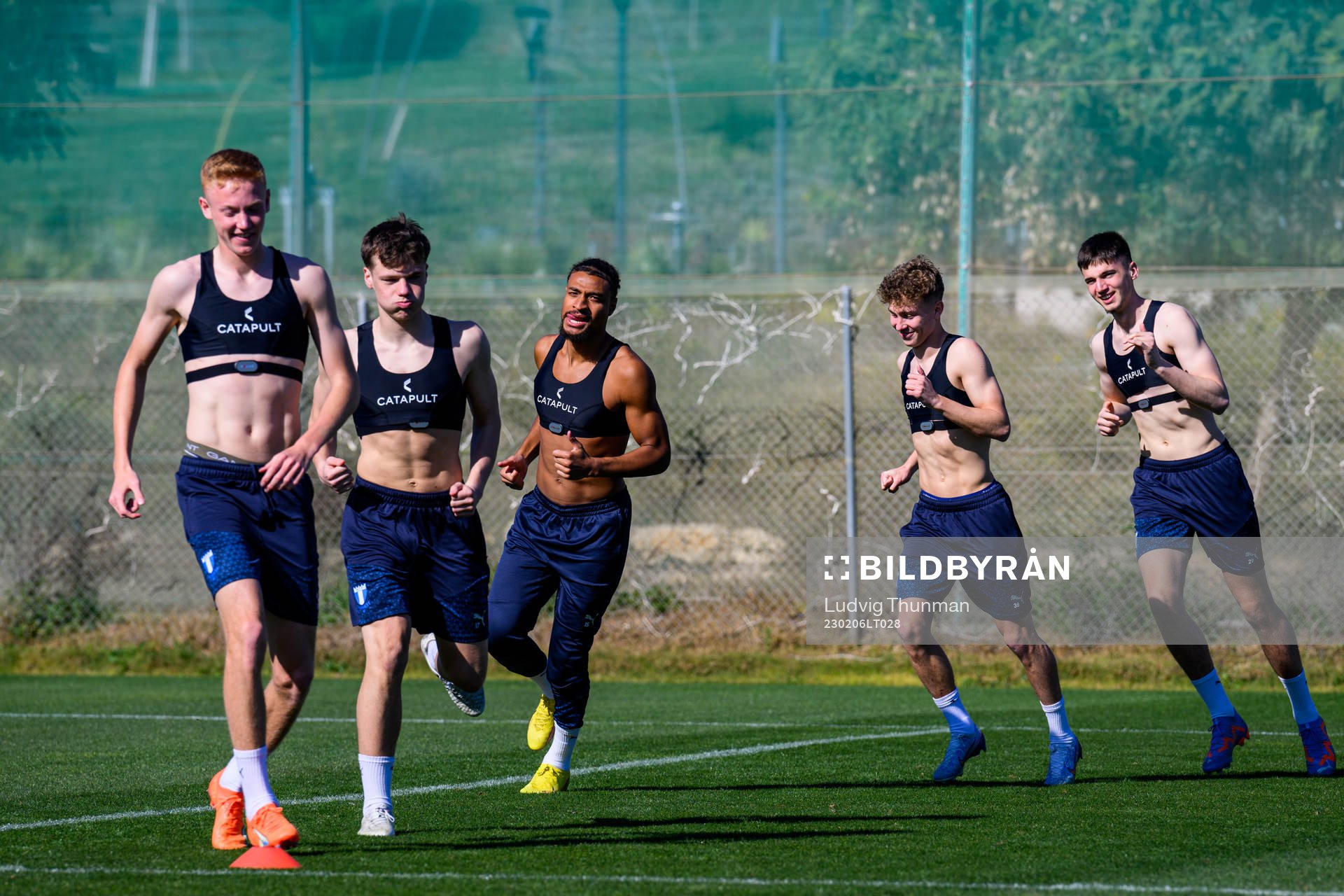 Hugo Larsson, August Karlin, Noah Eile, Joseph Ceesay, Hugo