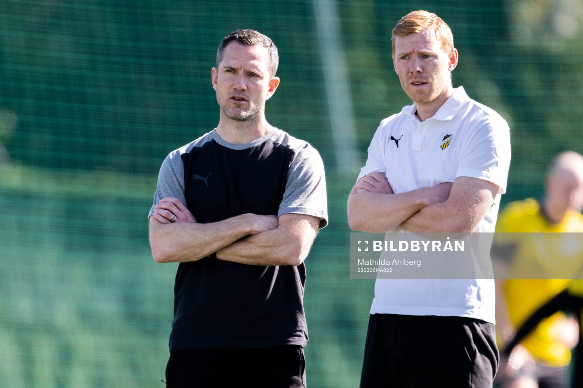 Sportchef Martin Eriksson och scout Hampus Andersson
