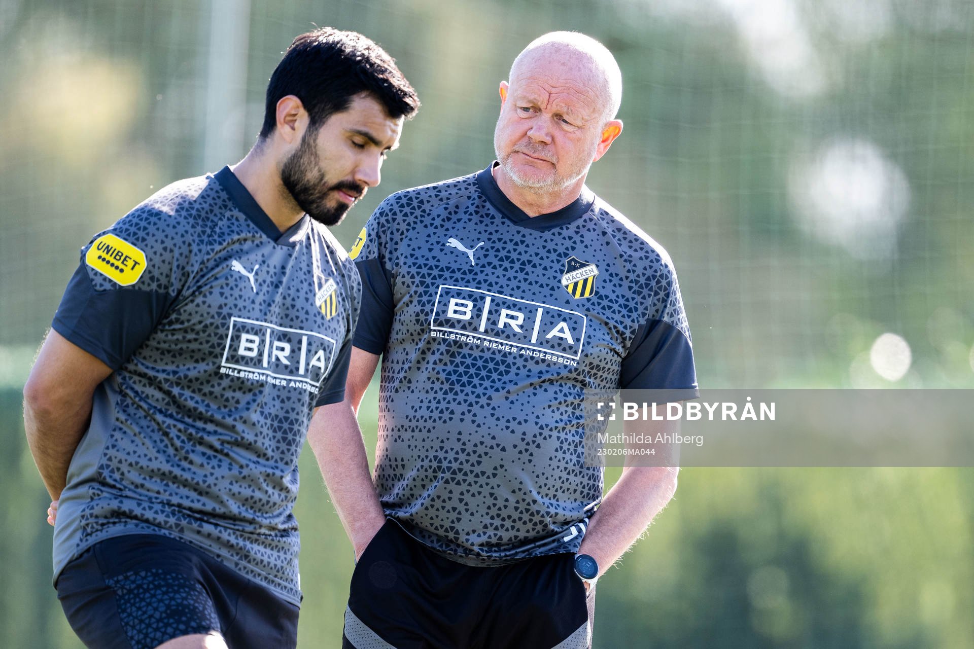 Matchanalytiker Mario Chavez och tränare Per-Mathias Høgmo