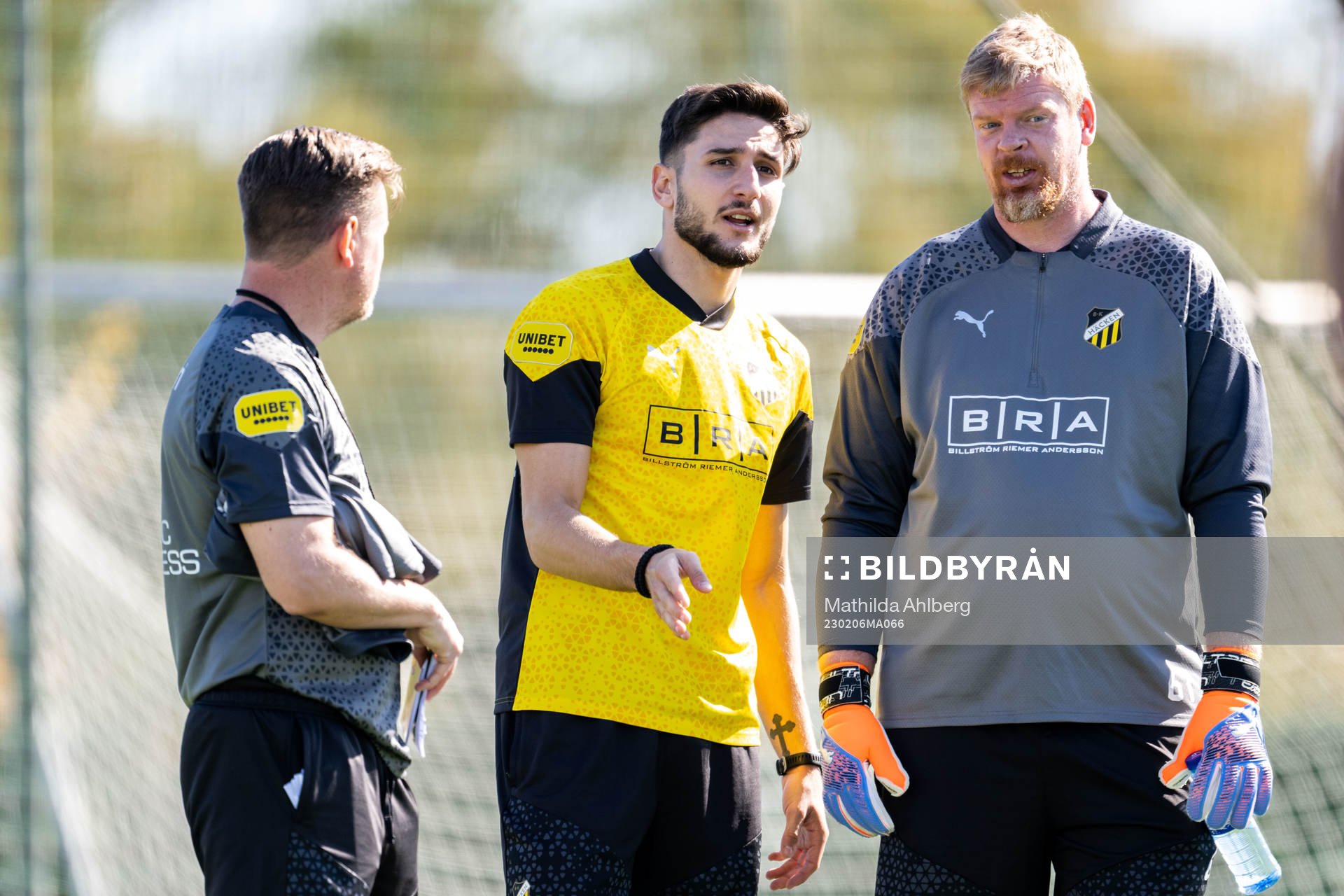 Assisterande tränare Jesper Ljung, Filip Trpcevski och