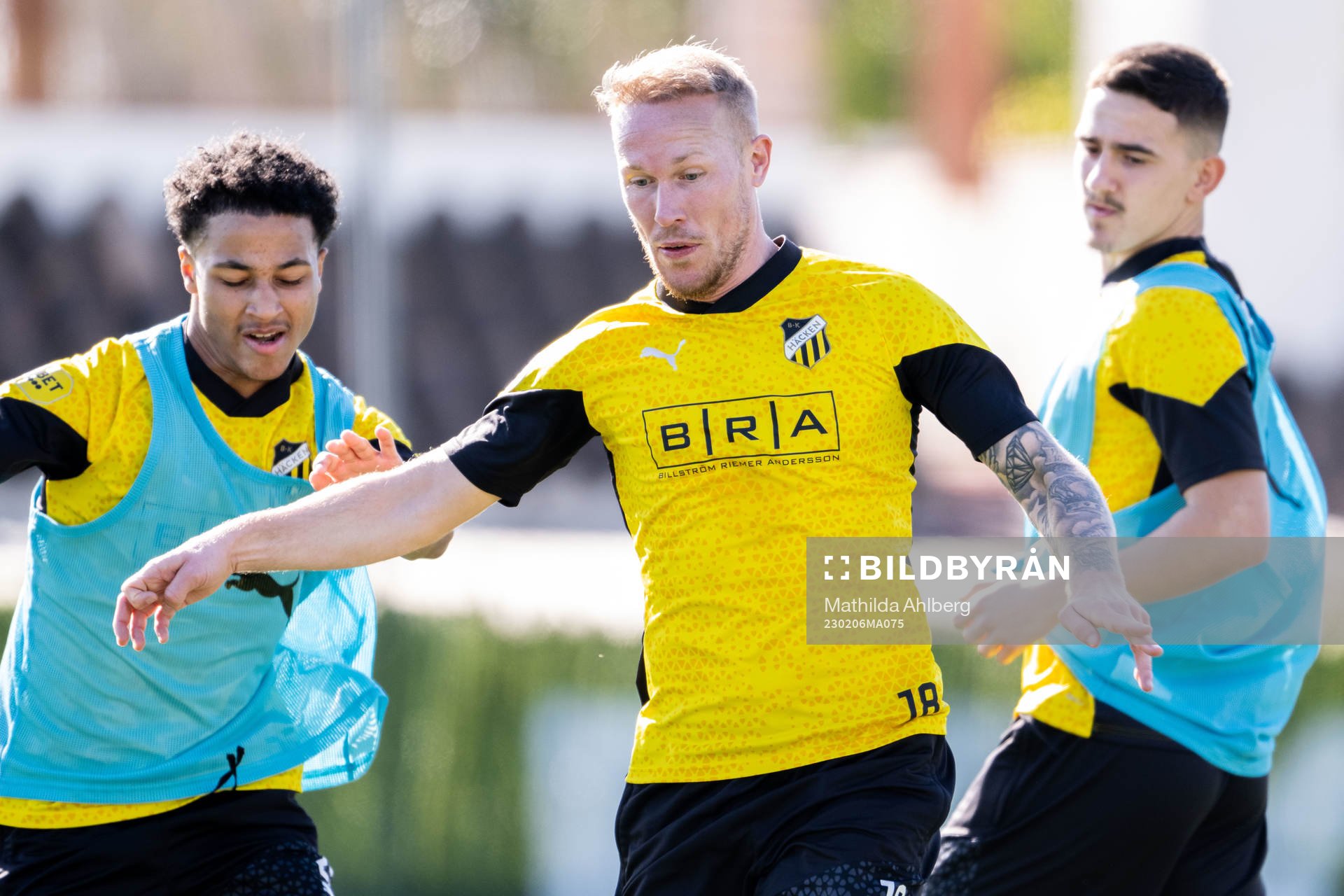 Momodou Lamin Sonko och Mikkel Rygaard Jensen