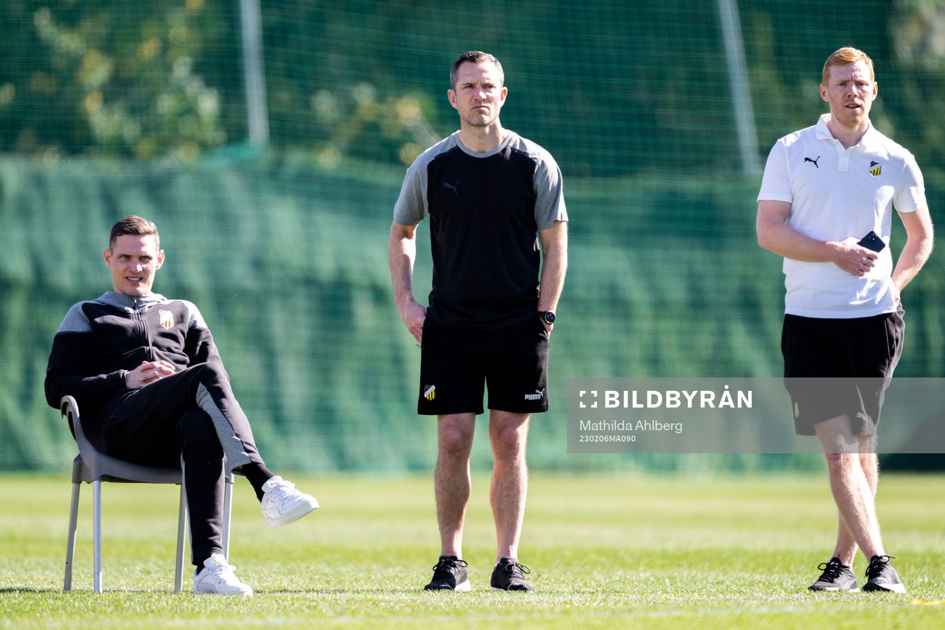 Sportkoordinator Jon Jönsson, sportchef Martin Eriksson