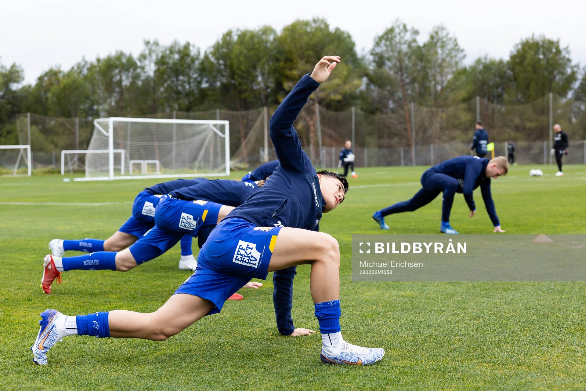 IFK Göteborgs Johannes Selvén innan träningsmatchen i