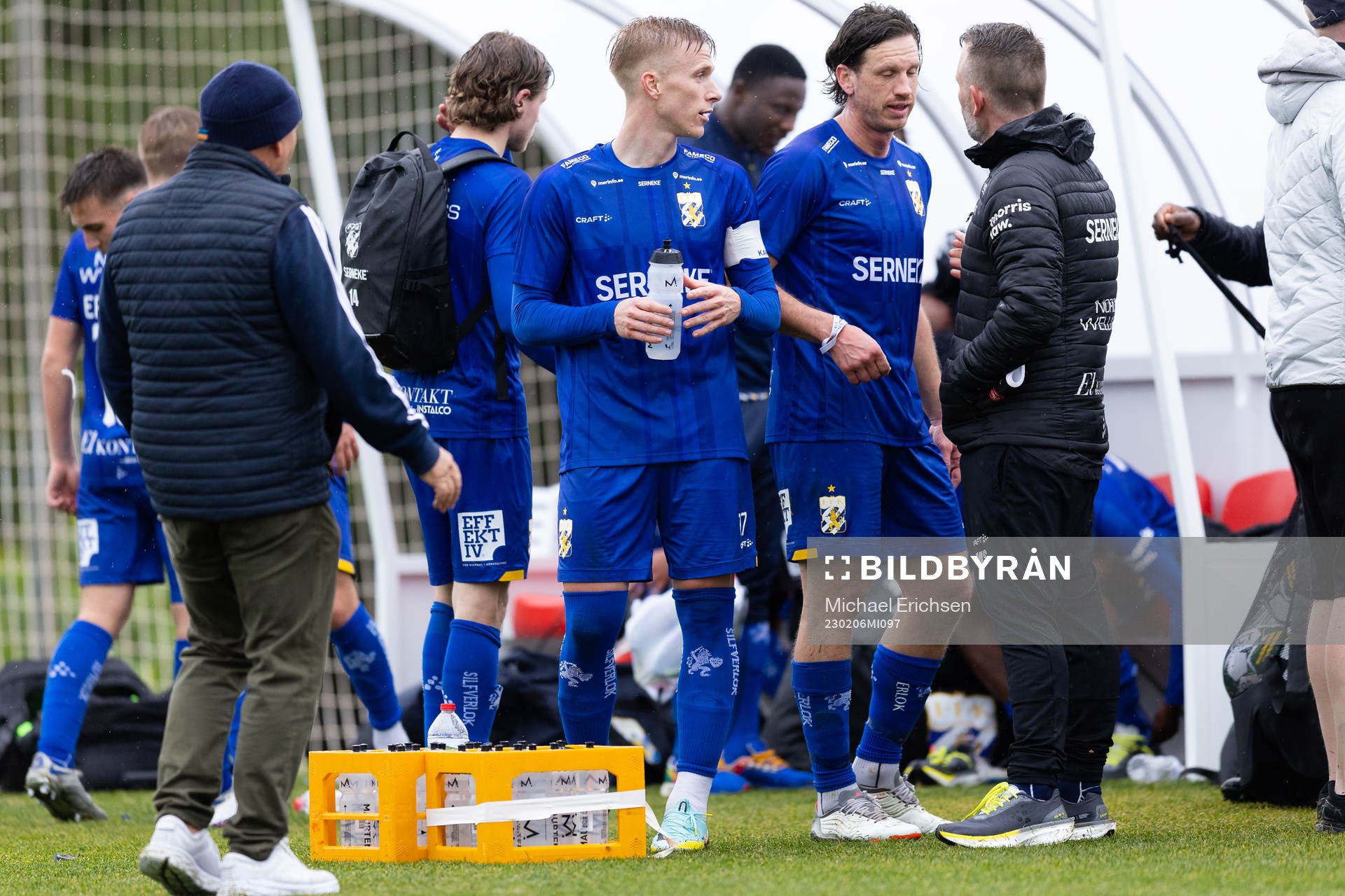IFK Göteborgs Oscar Wendt, Gustav Svensson och tränare