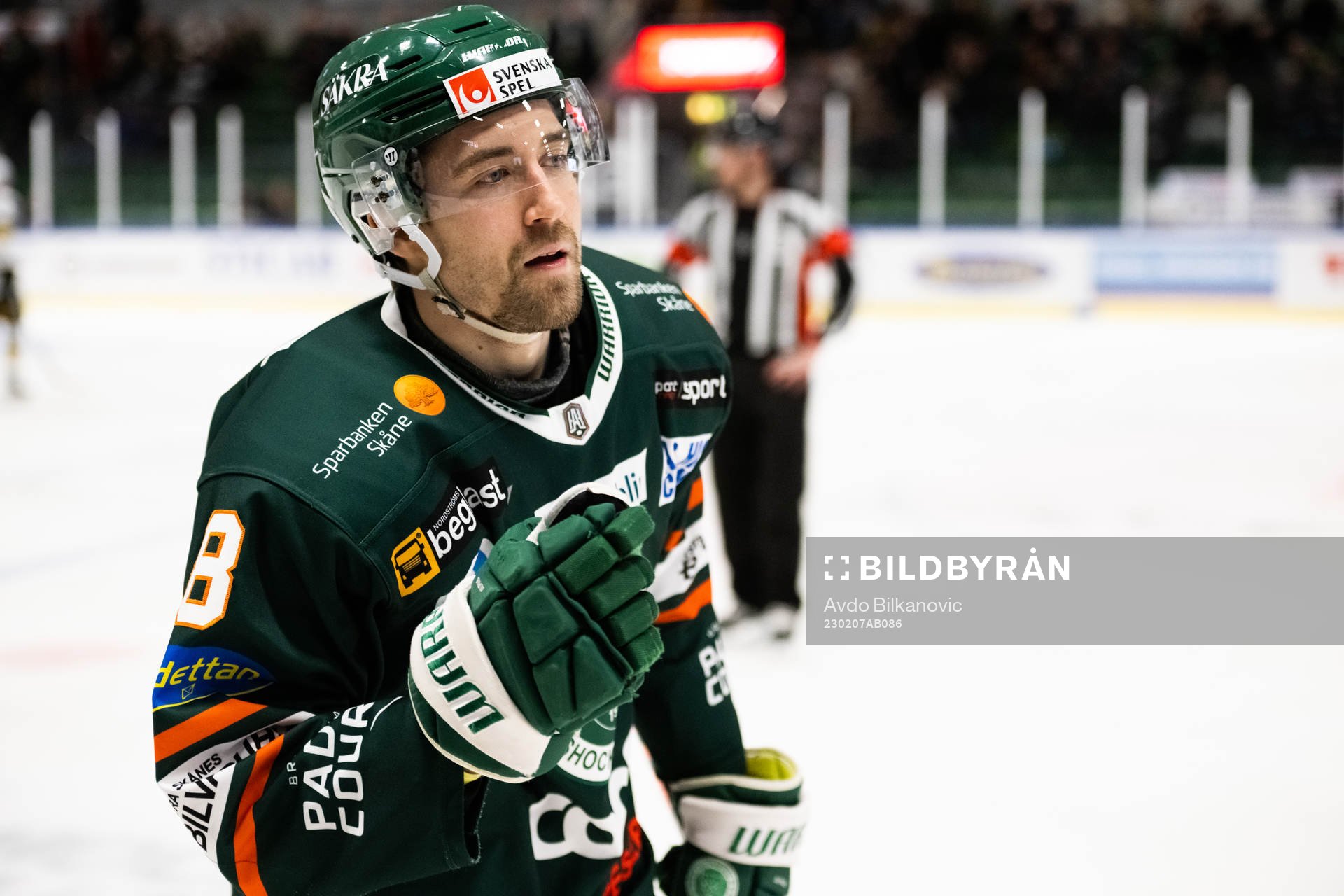 Kristianstads Robin Carlsson jublar