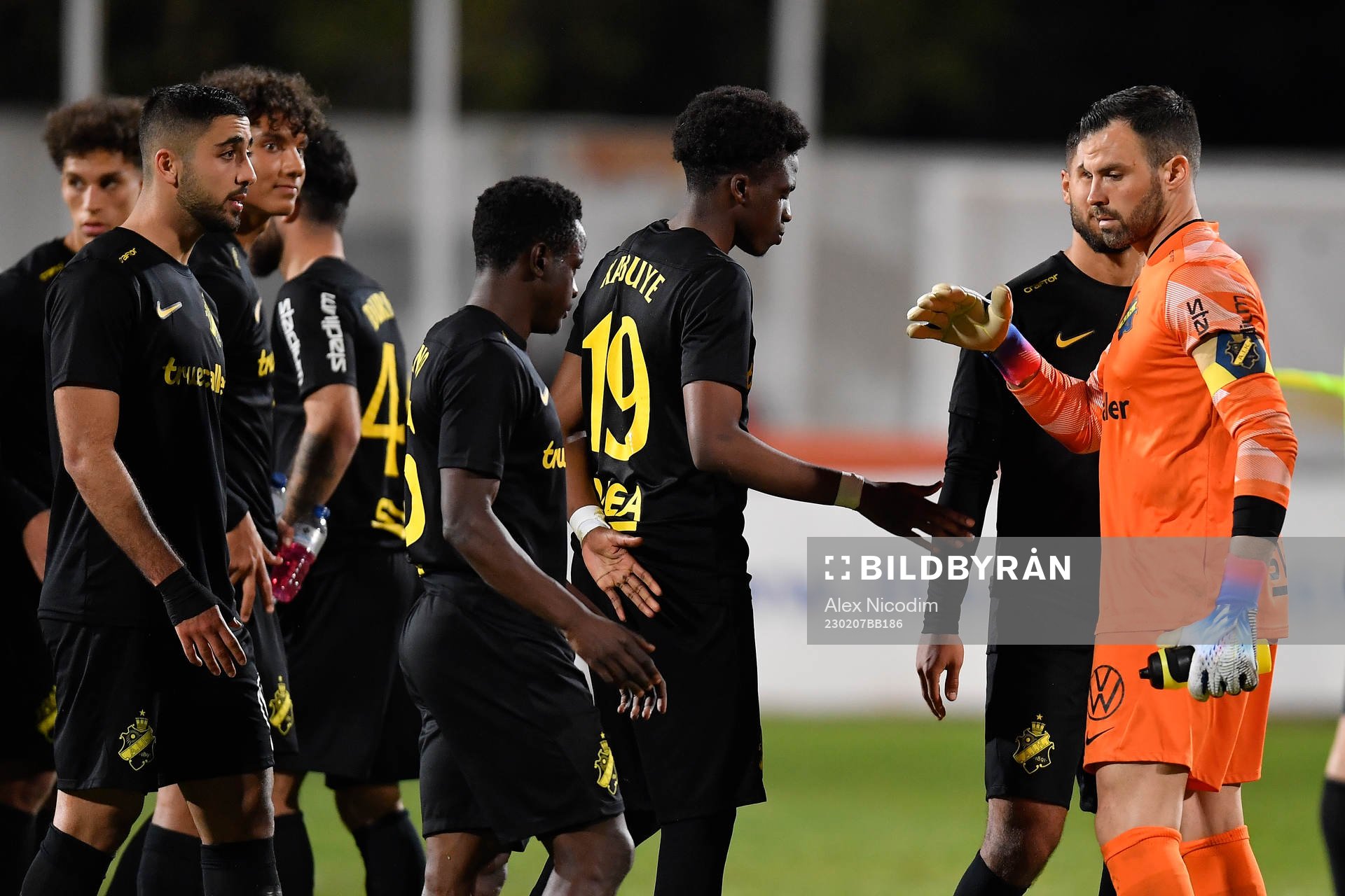 Janosevic in action during the Atlantic Cup friendly game between Brentford FC B and AIK Stockholm in Estadio de Albufeira, monday, February 6, 2023. Credit